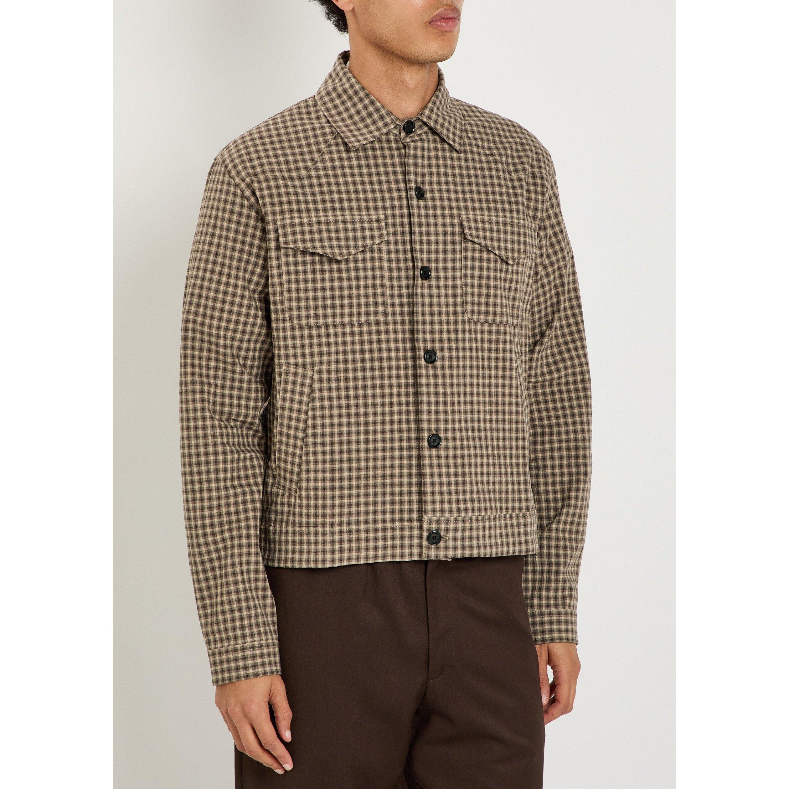 BROWN - Oliver Spencer - Men's Western Cotton Jacket - 2