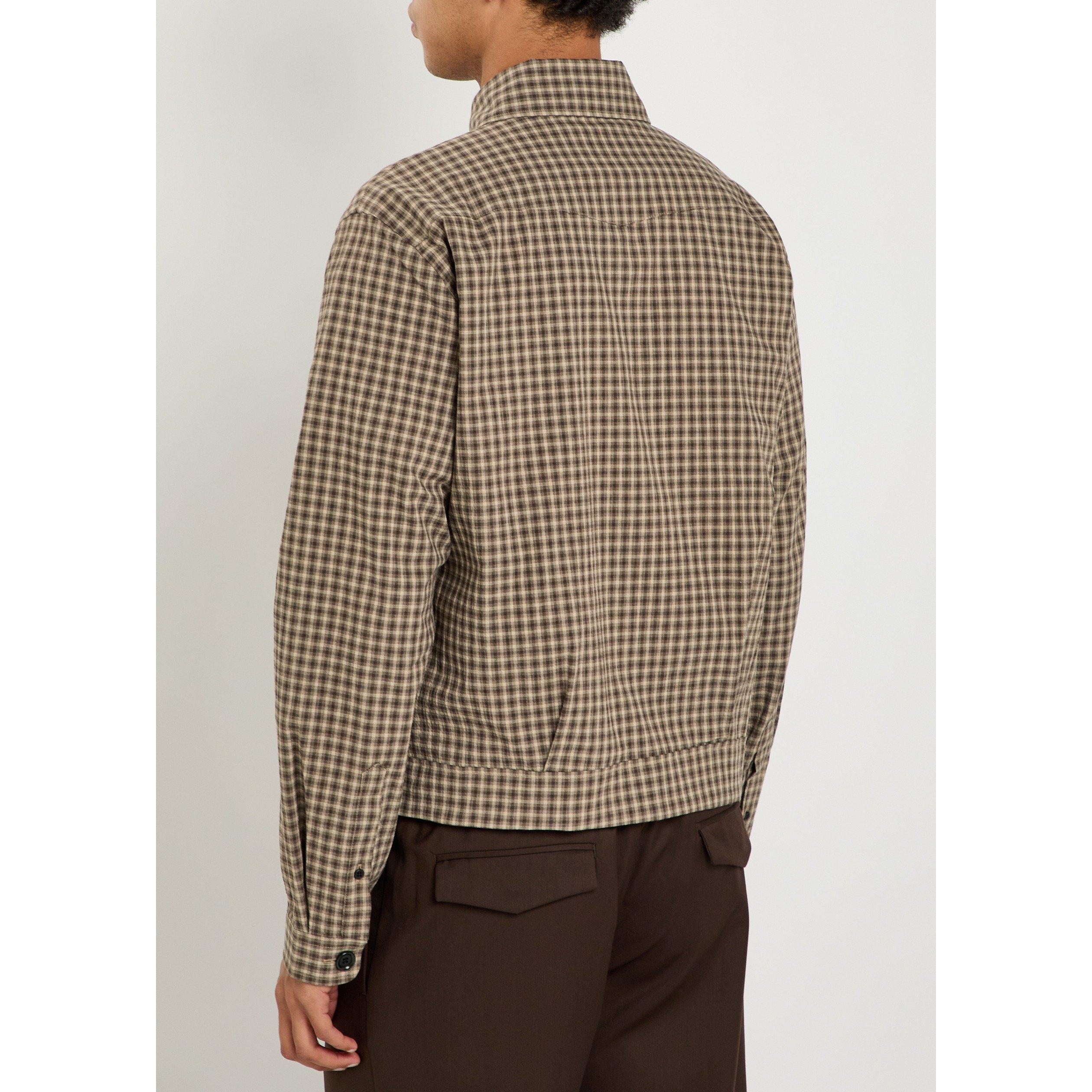 BROWN - Oliver Spencer - Men's Western Cotton Jacket - 3