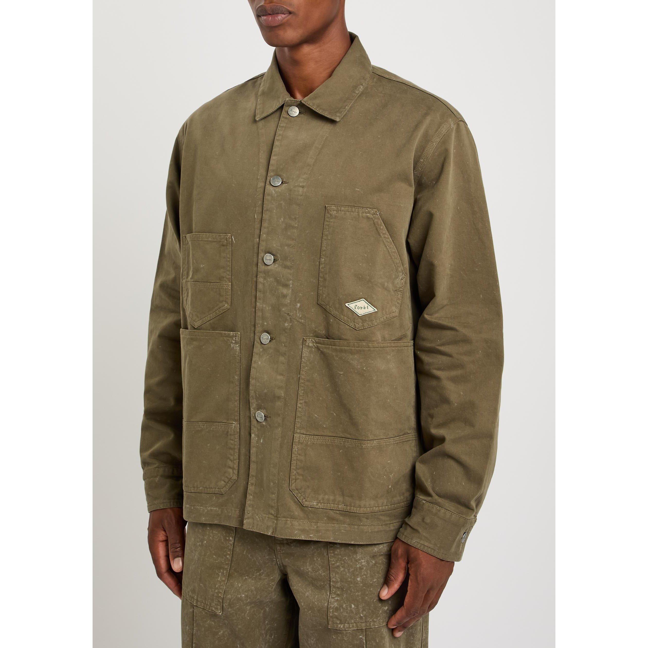 OLIVE - Unknown - Men's Hunter Cotton Field Jacket - 2