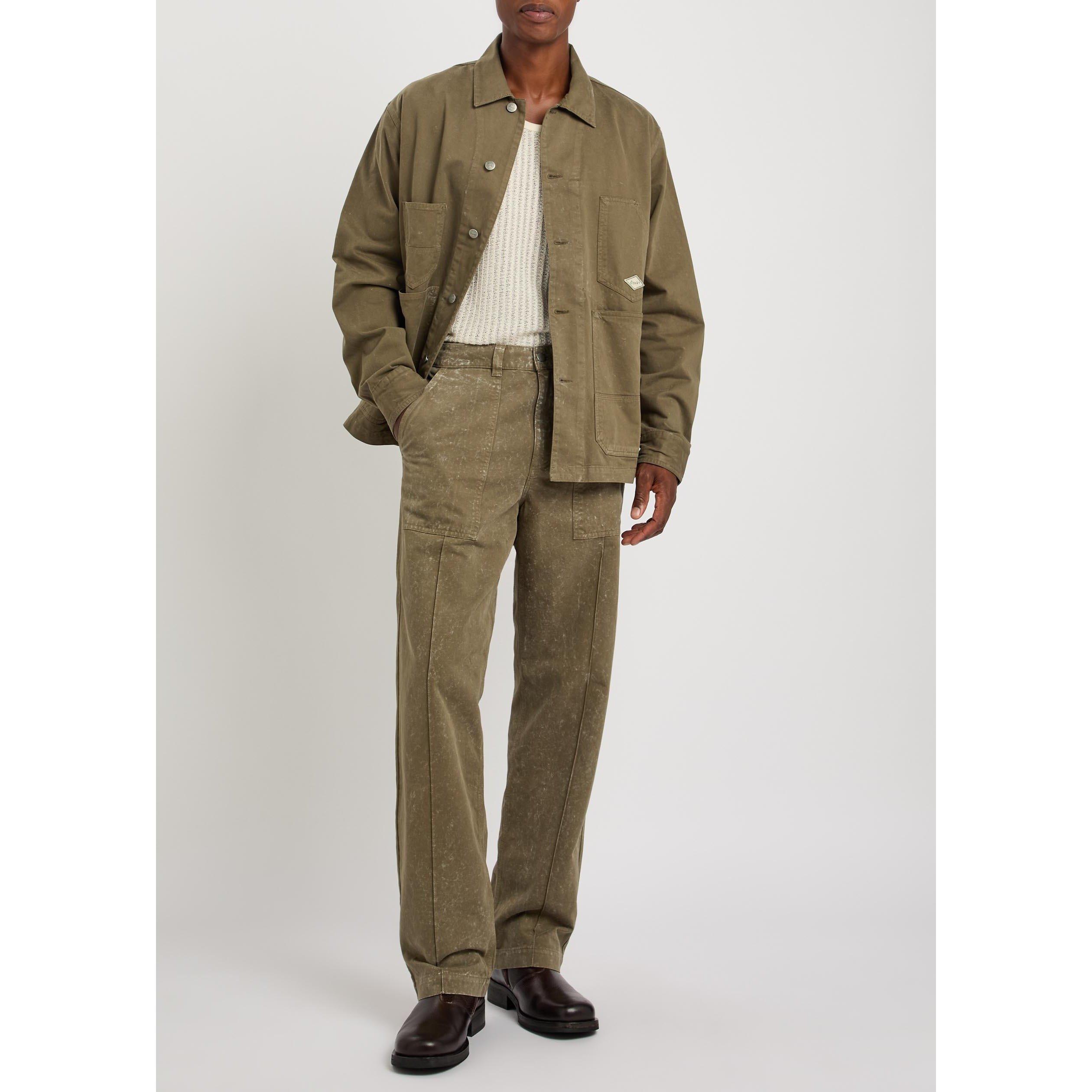 OLIVE - Unknown - Men's Hunter Cotton Field Jacket - 5