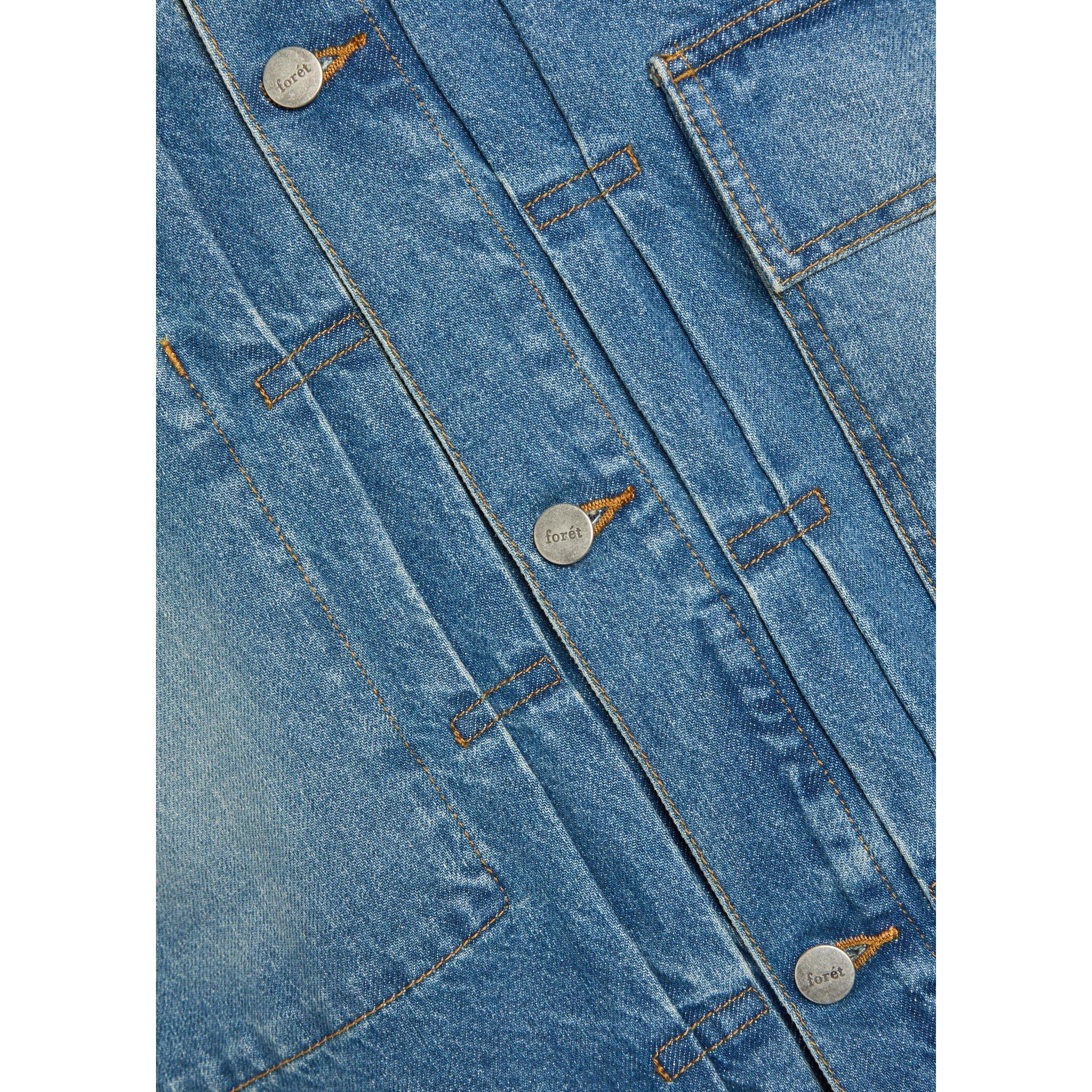 MID BLU - Foret - Men's Cotton Oversized-Fit Denim Jacket - 4
