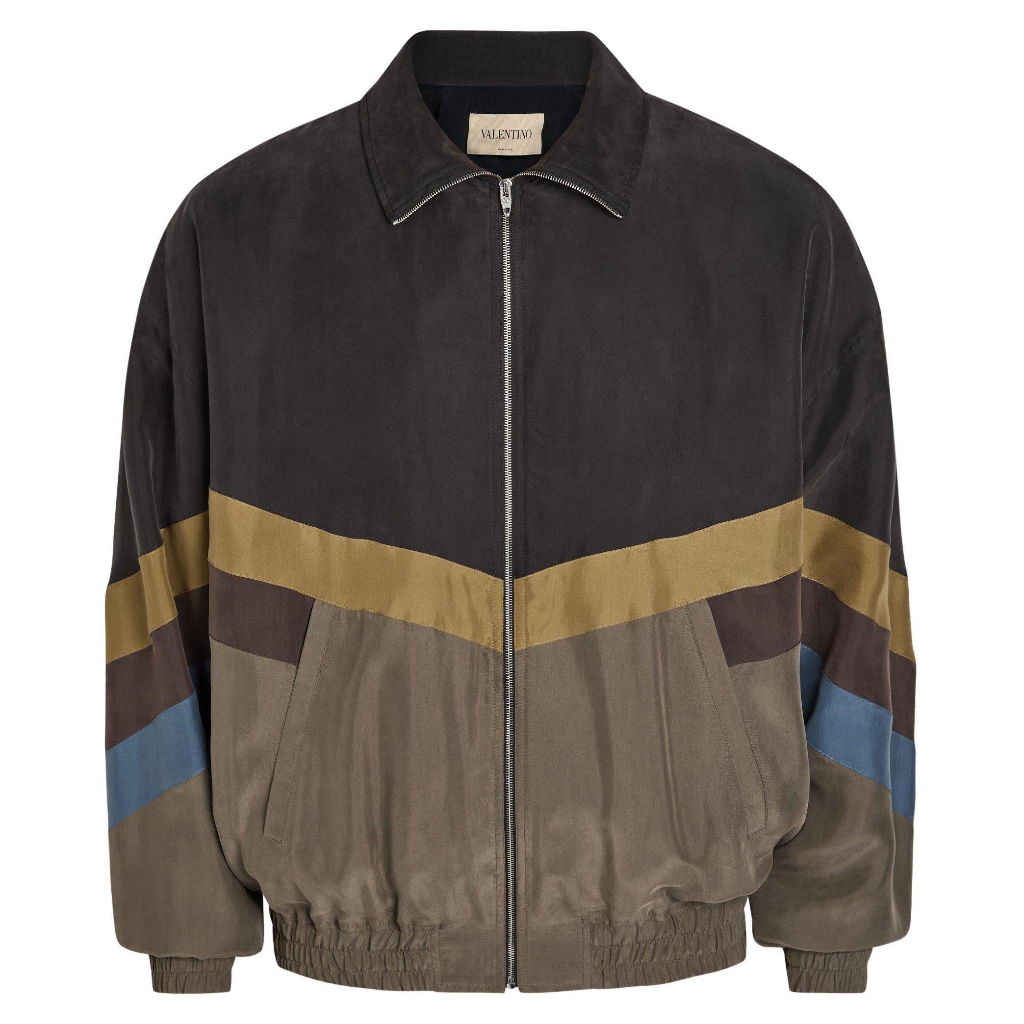 BLACK AND OTHER - Valentino - VAL GIUBBINO ZIP UP JACKET - 1