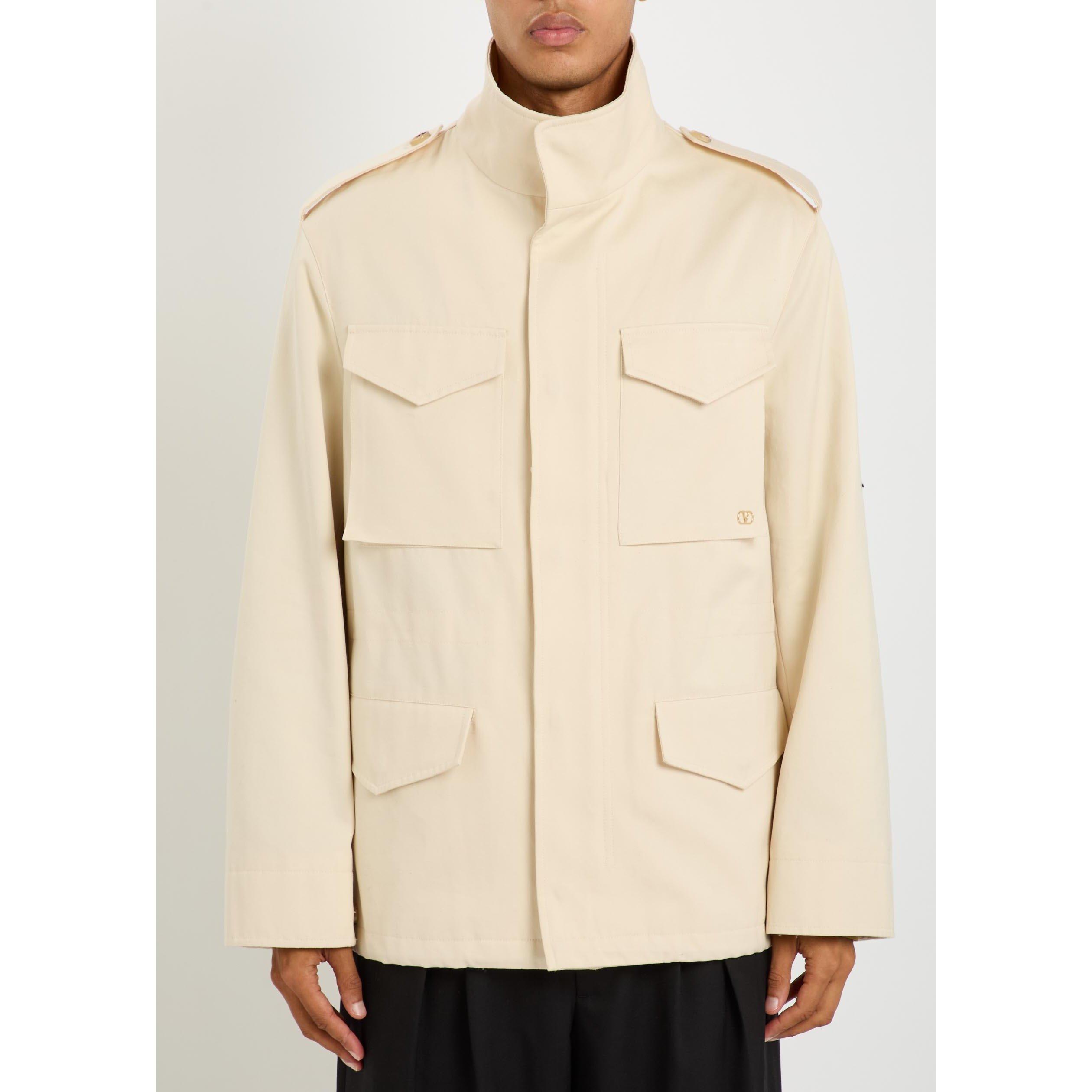 CREAM - Valentino - VAL MICRO CANNETTE PARKA JACKE - 2