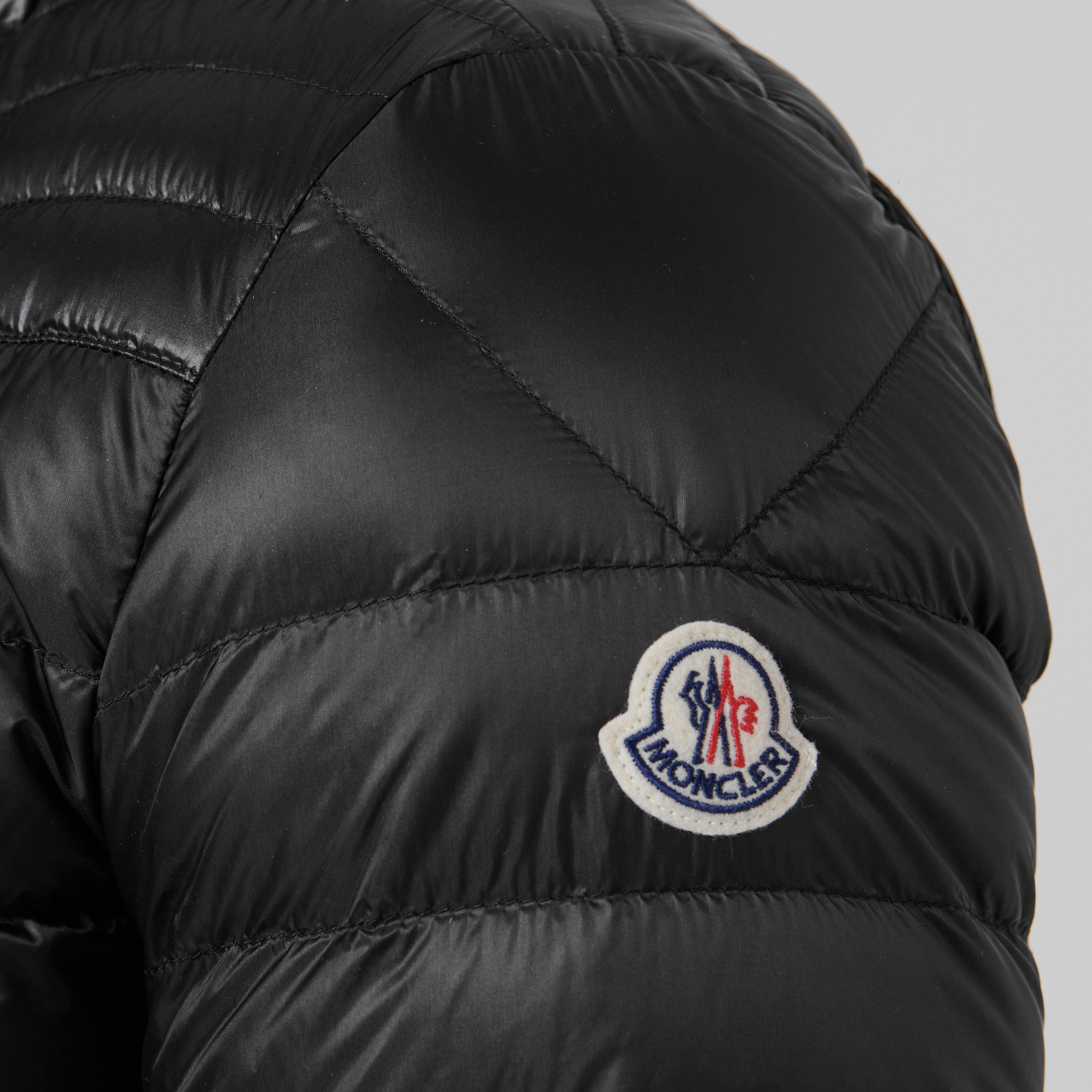 New Black 999 - Moncler - Men's Daniel Water Resistant Down Long Sleeve Short Puffer Jacket - 2
