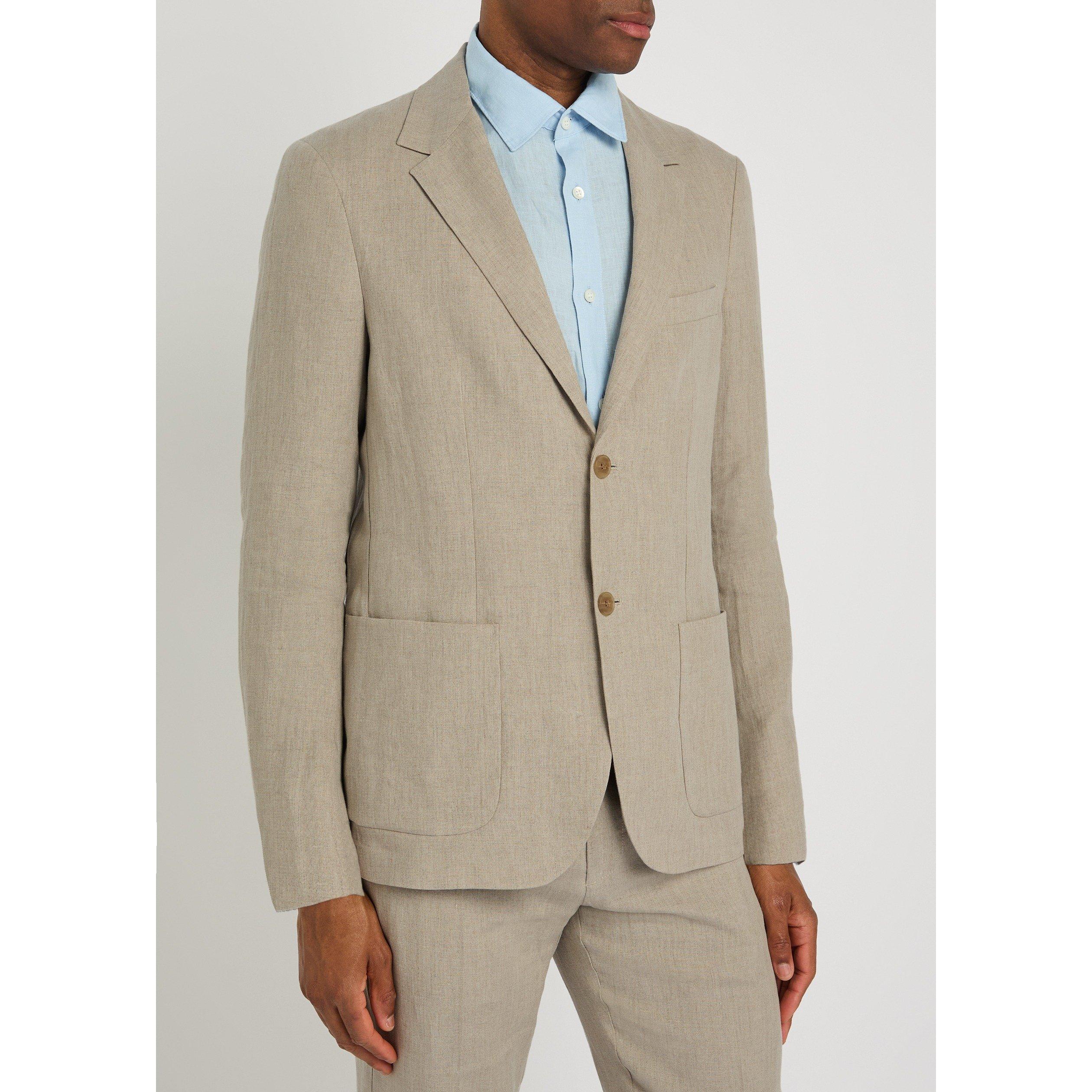 SAND - Sunspel - SUNSPEL LINEN BLZR - 2