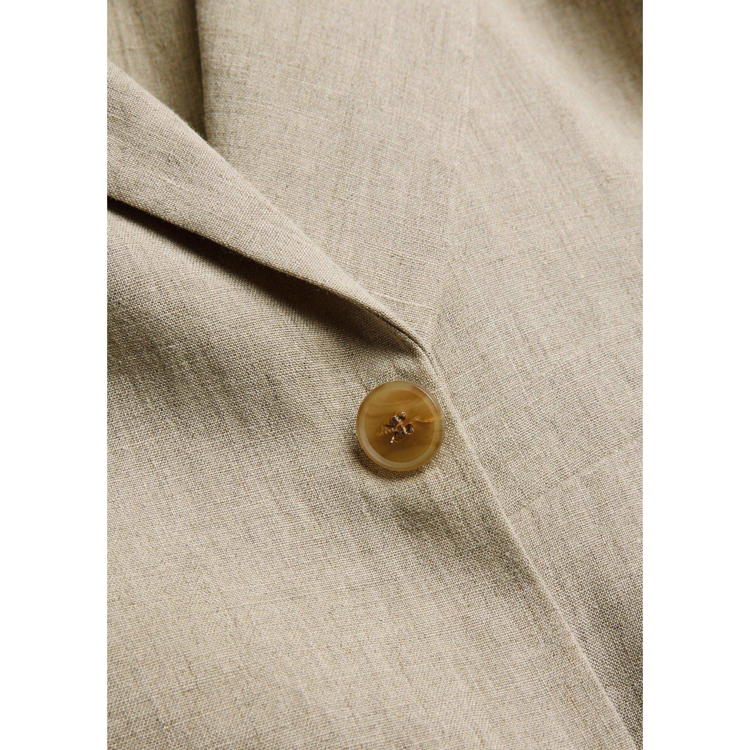 SAND - Sunspel - SUNSPEL LINEN BLZR - 4