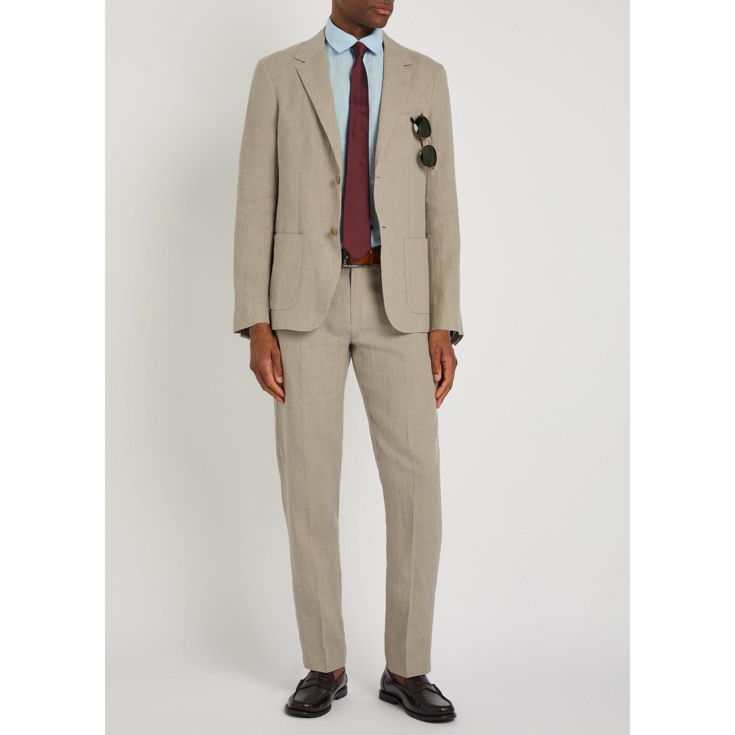 SAND - Sunspel - SUNSPEL LINEN BLZR - 5