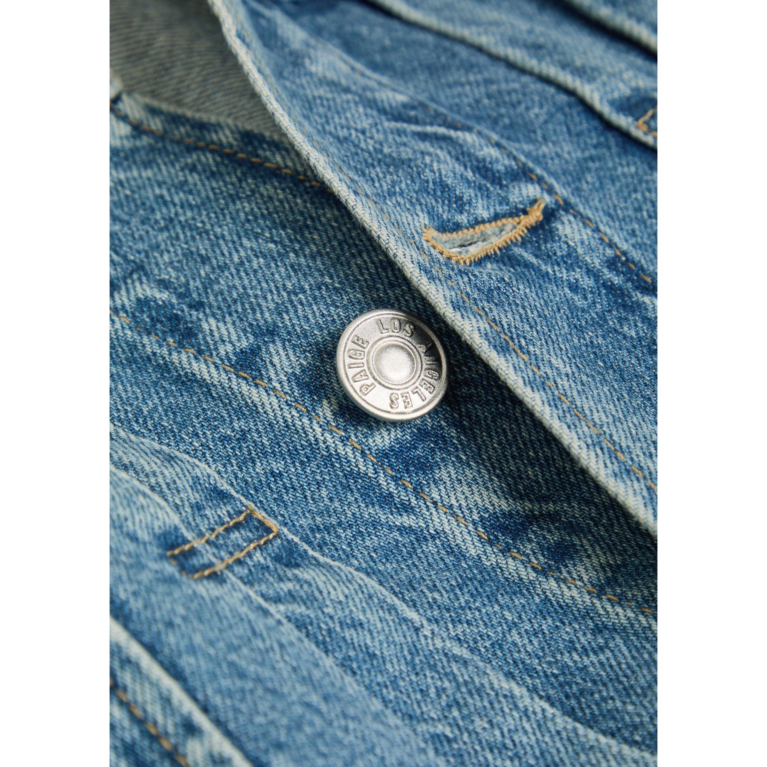 BLUE - Paige - Men's Tobin Oversized-Fit Cotton Denim Jacket - 4