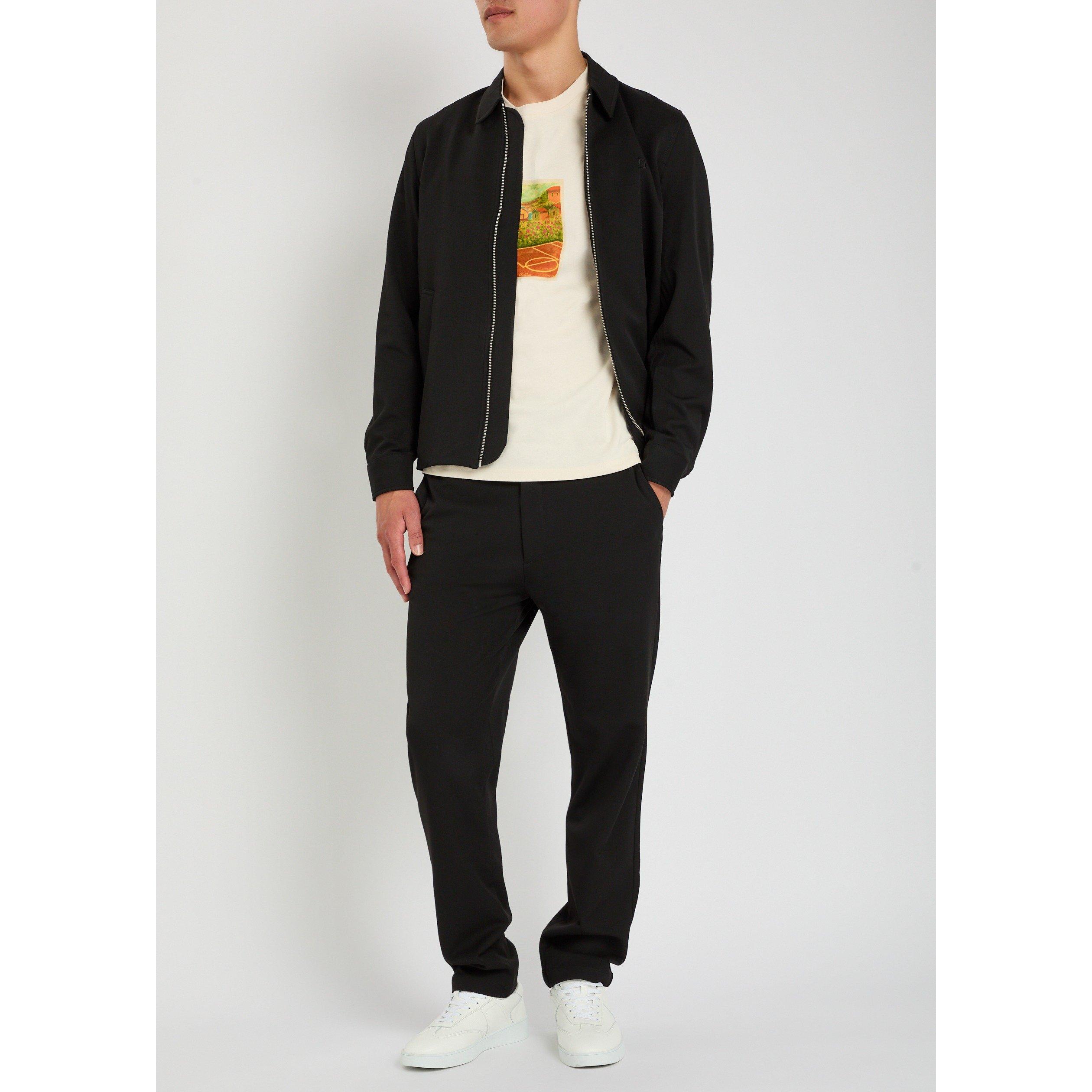 BLACK - Les Deux - Men's Como Relaxed-Fit Coach Jacket - 5