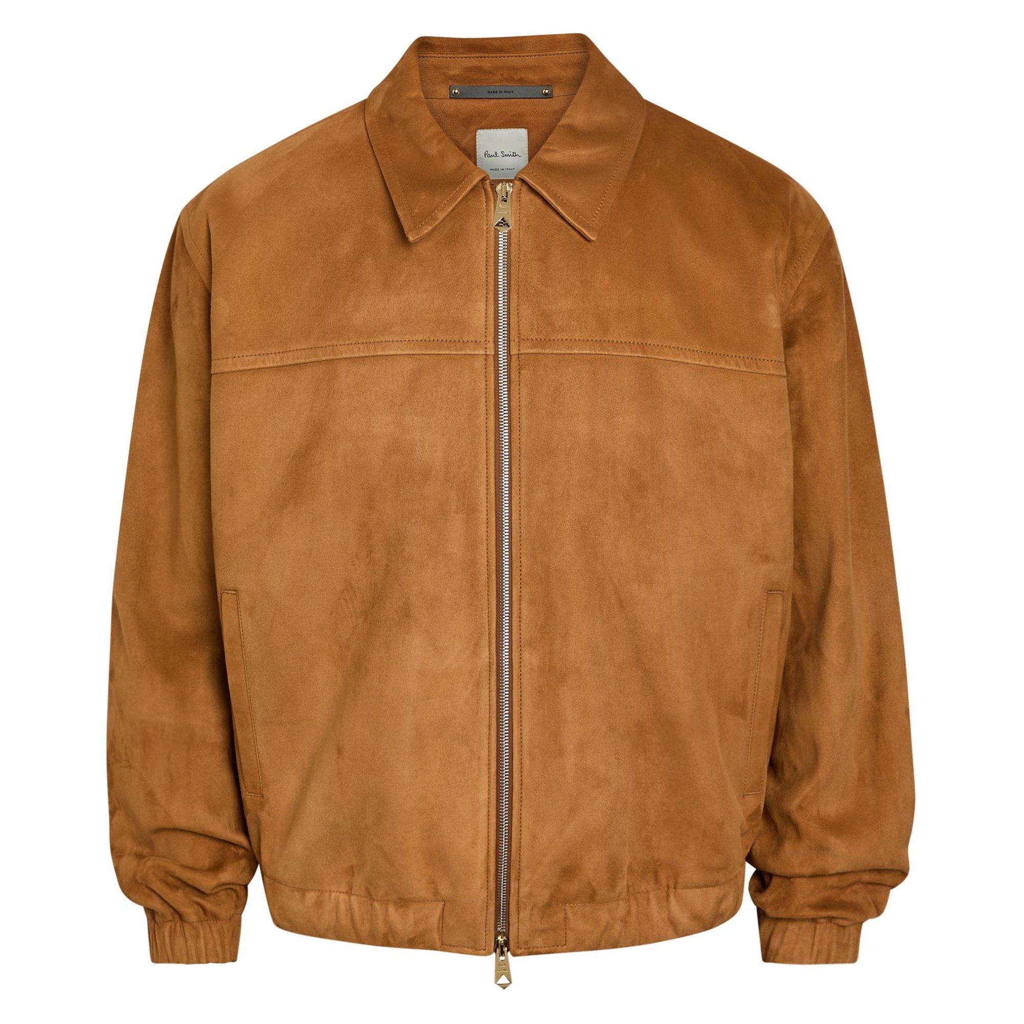 BROWN - Paul Smith - PS OVERSIZED LTHR JKT