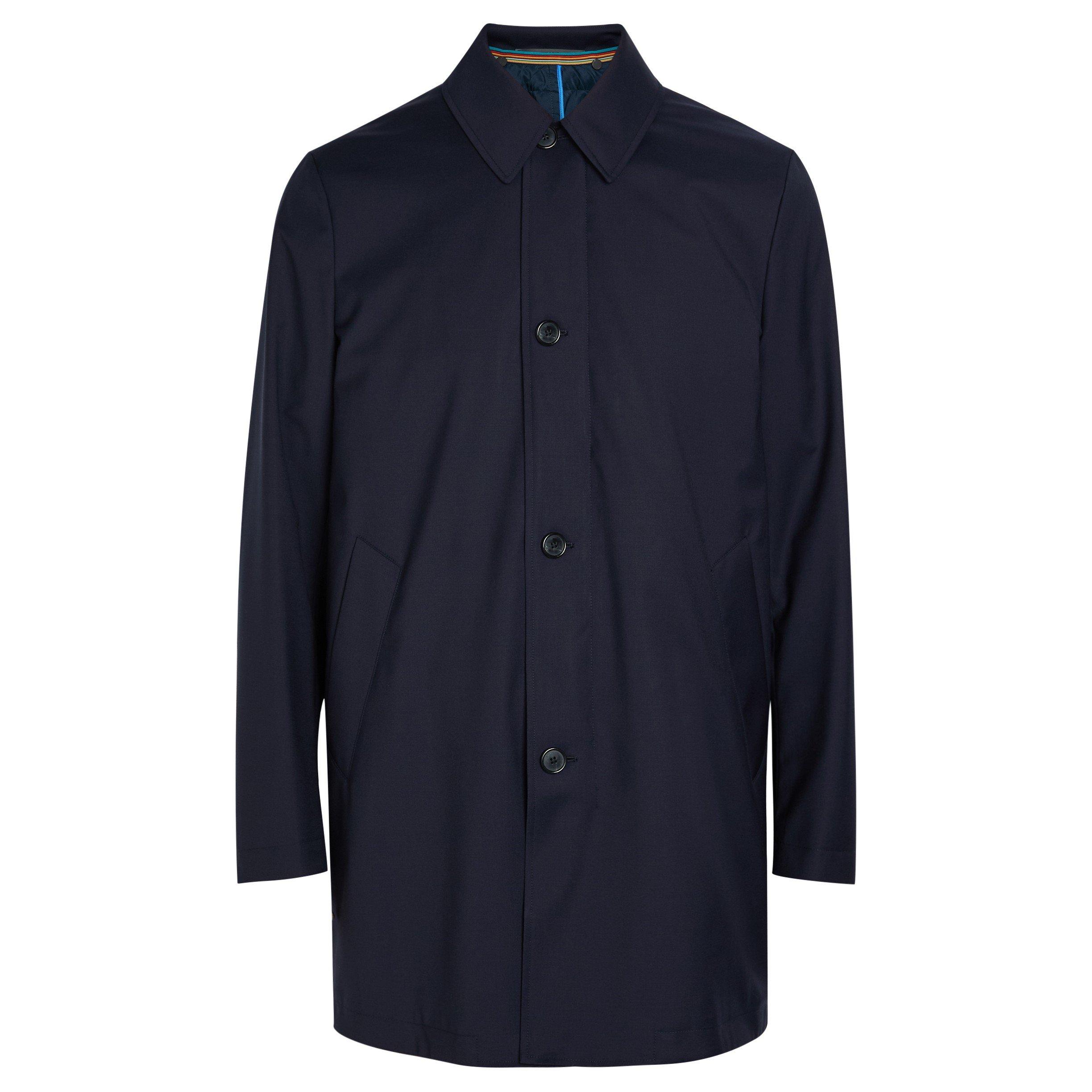 NAVY - Paul Smith - PS REG FIT COAT W/ GILET