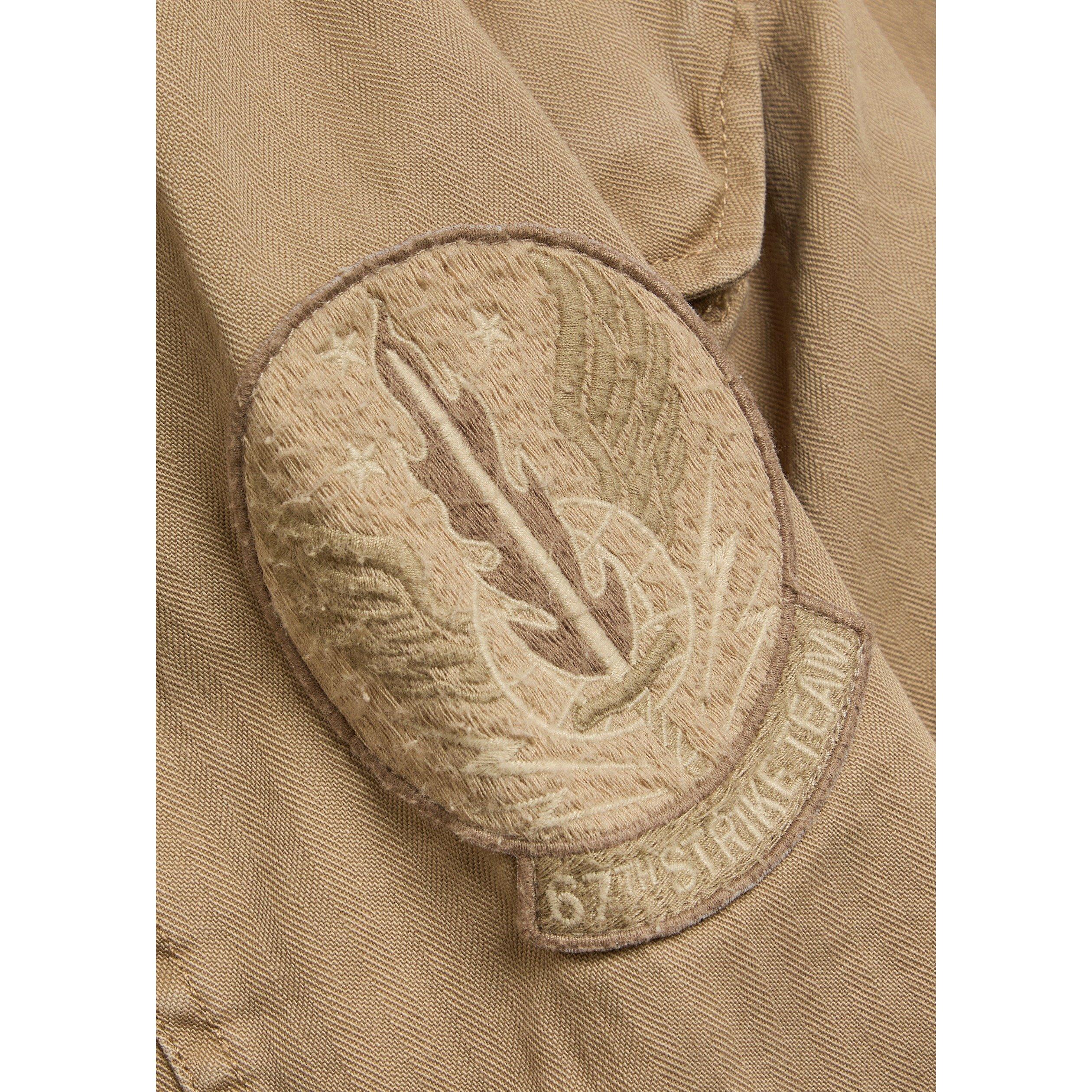 KHAKI - Polo Ralph Lauren - Men's Cotton Relaxed-Fit Field Jacket - 4