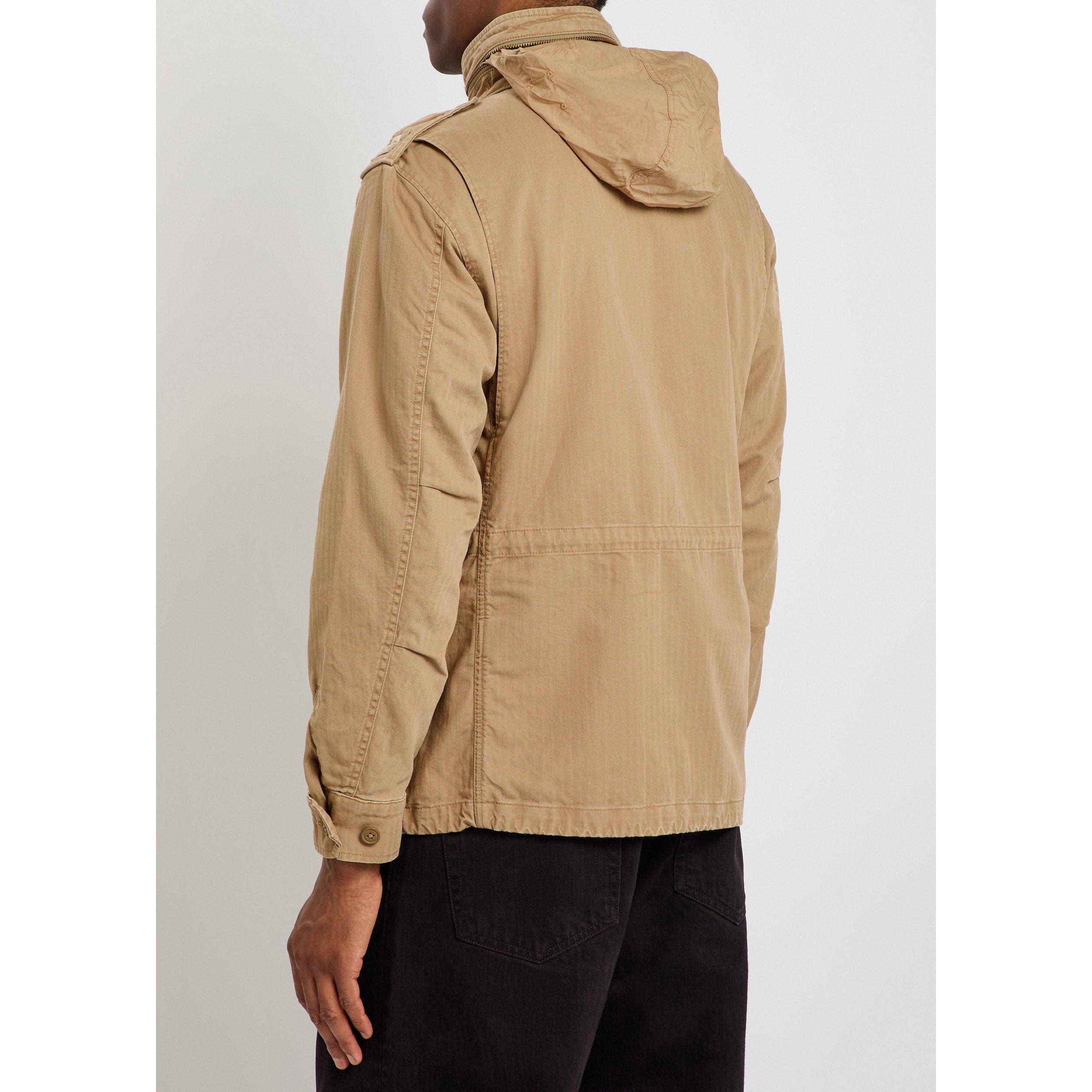 KHAKI - Polo Ralph Lauren - Men's Cotton Relaxed-Fit Field Jacket - 5