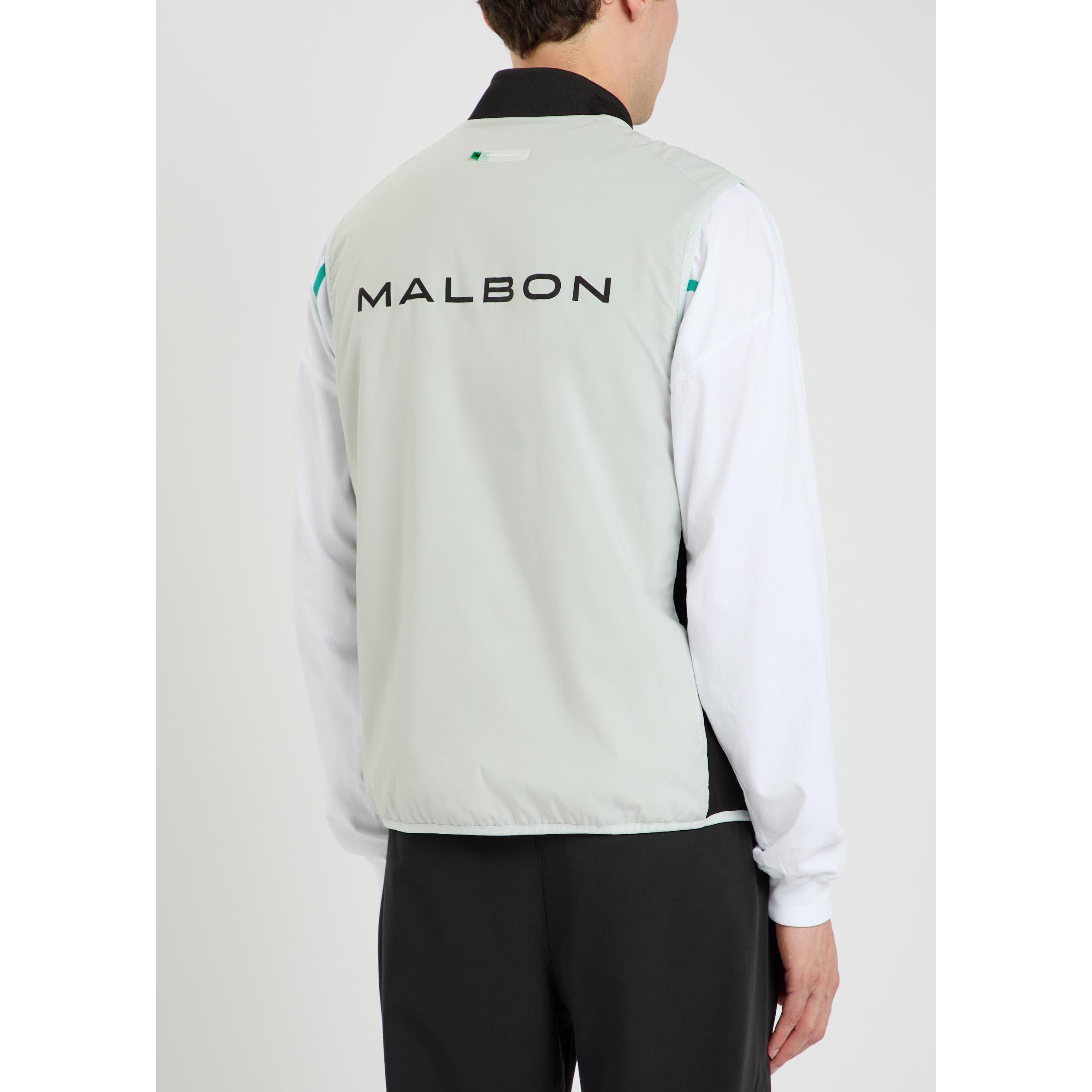 SILVER - Malbon - Men's Waterproof Slim-Fit Performance Vest - 3