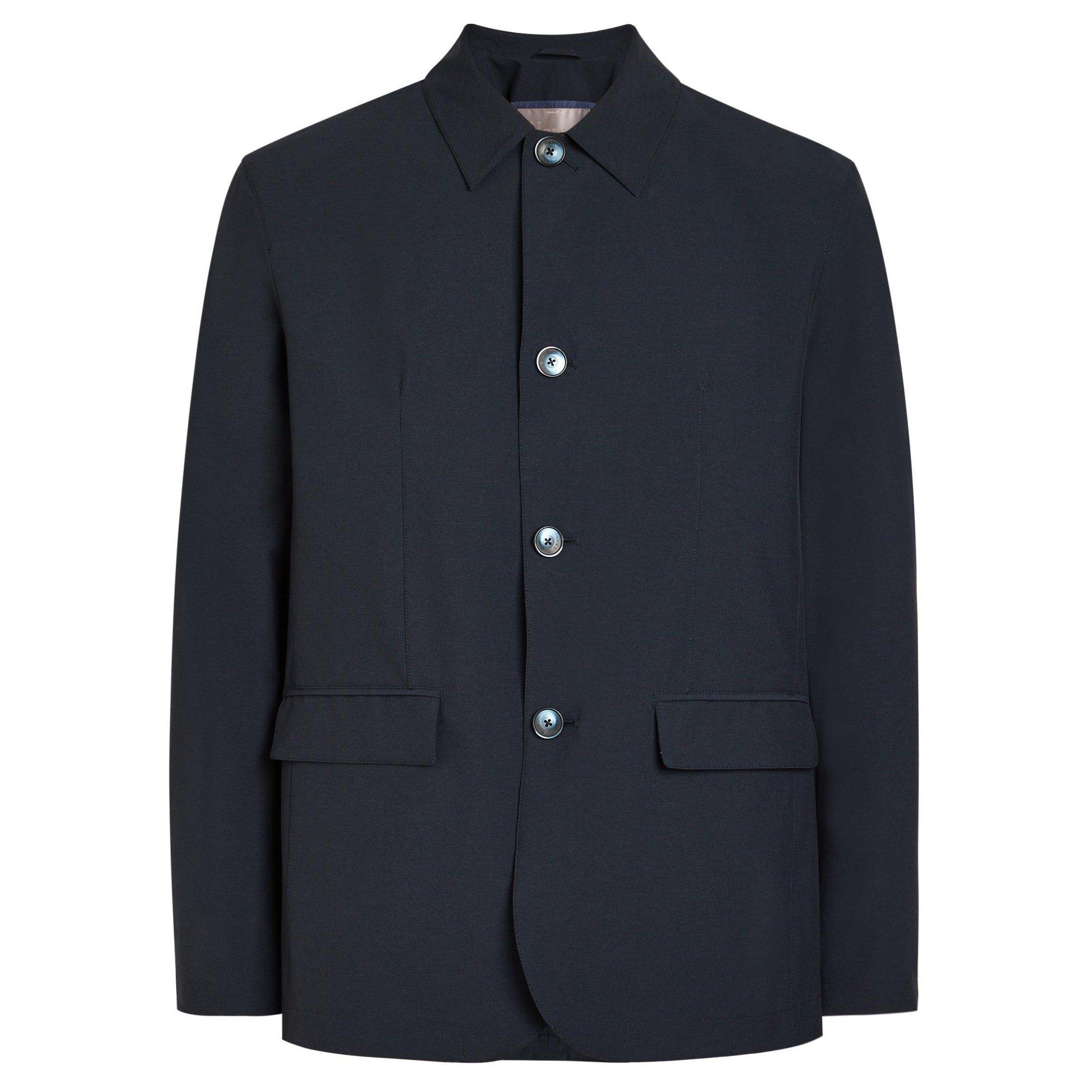 NAVY - Herno - Men's Long-Sleeve Oversized-Fit Overshirt - 1