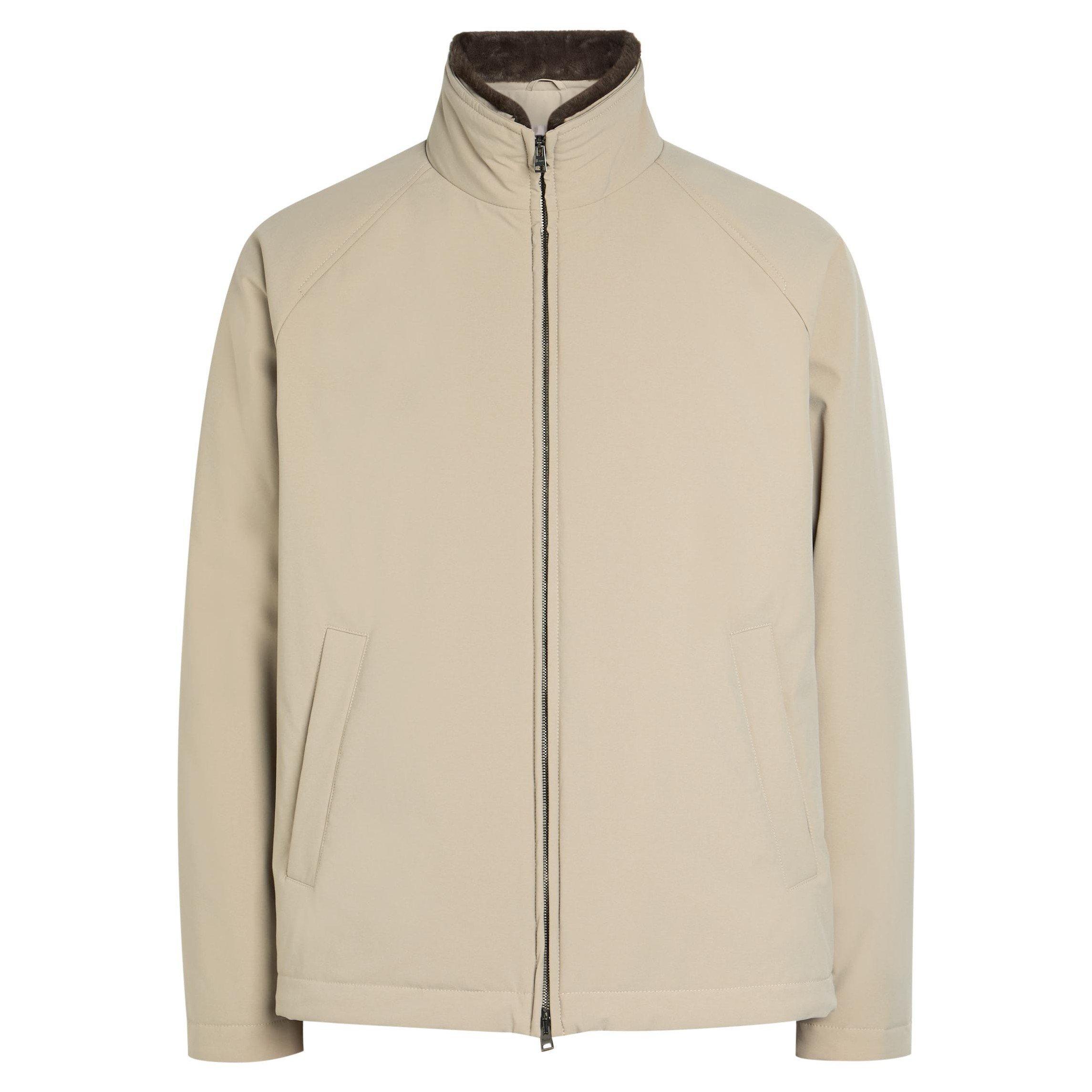 ECRU - Herno - Men's Full-Zip Long-Sleeve Short Puffer Jacket - 1