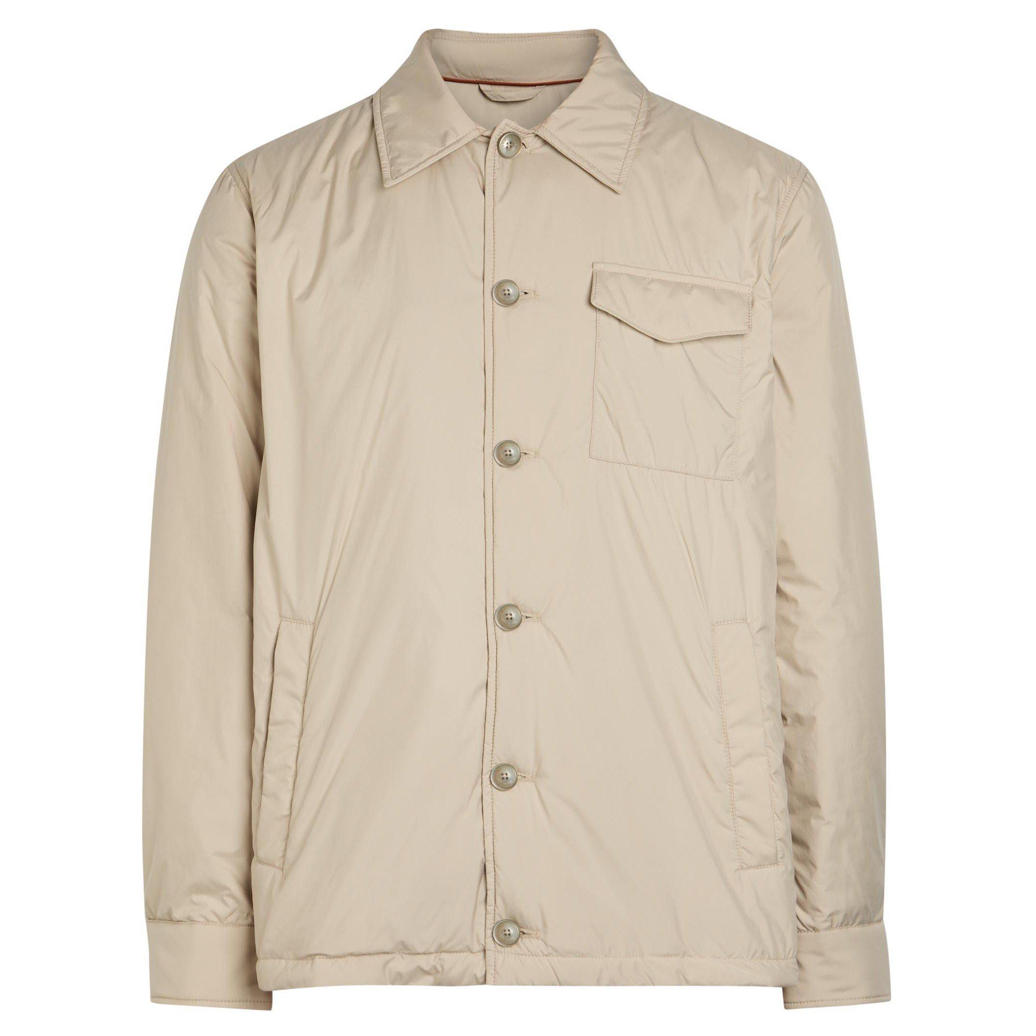 ECRU - Herno - Men's Long-Sleeve 1 Pocket Overshirt - 1