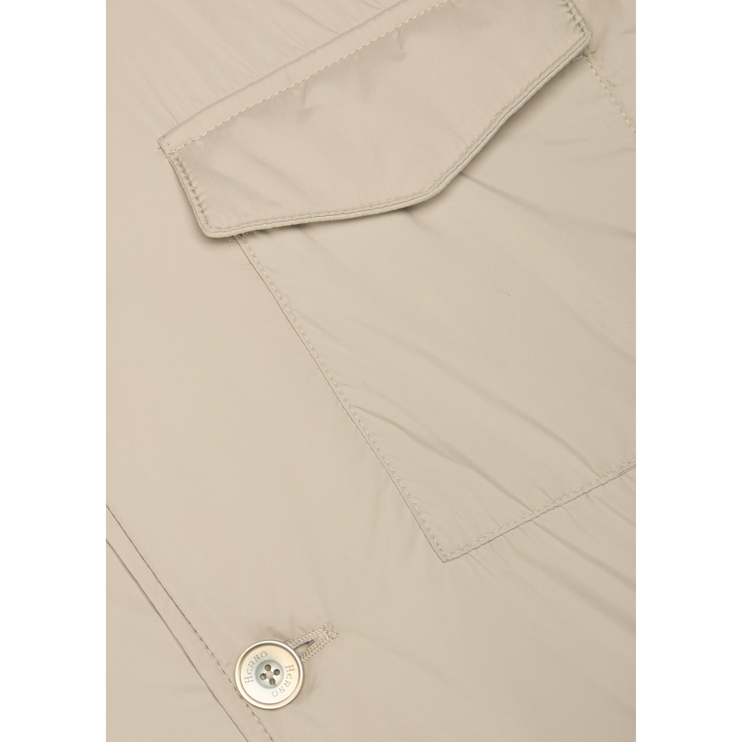 ECRU - Herno - Men's Long-Sleeve 1 Pocket Overshirt - 4