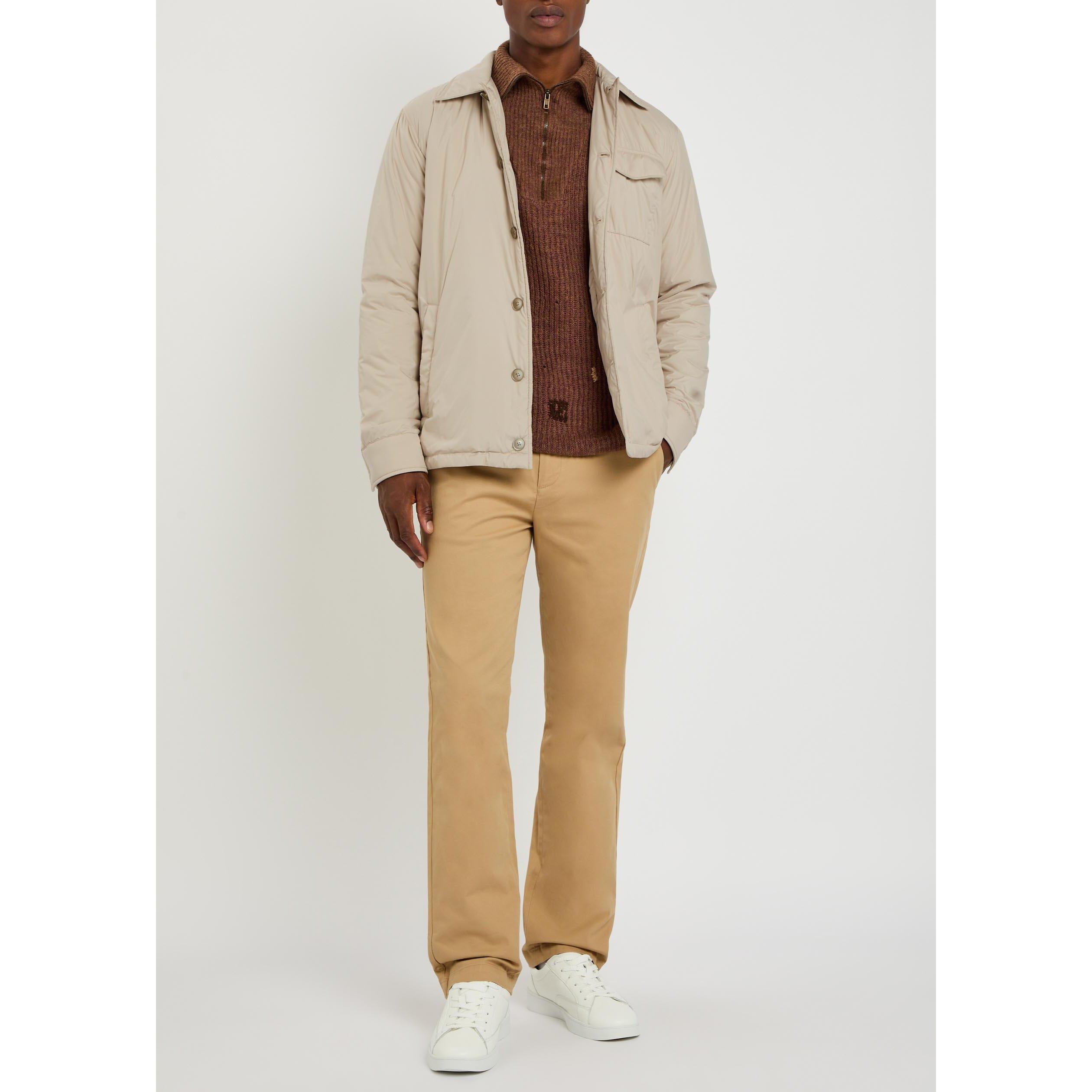 ECRU - Herno - Men's Long-Sleeve 1 Pocket Overshirt - 5