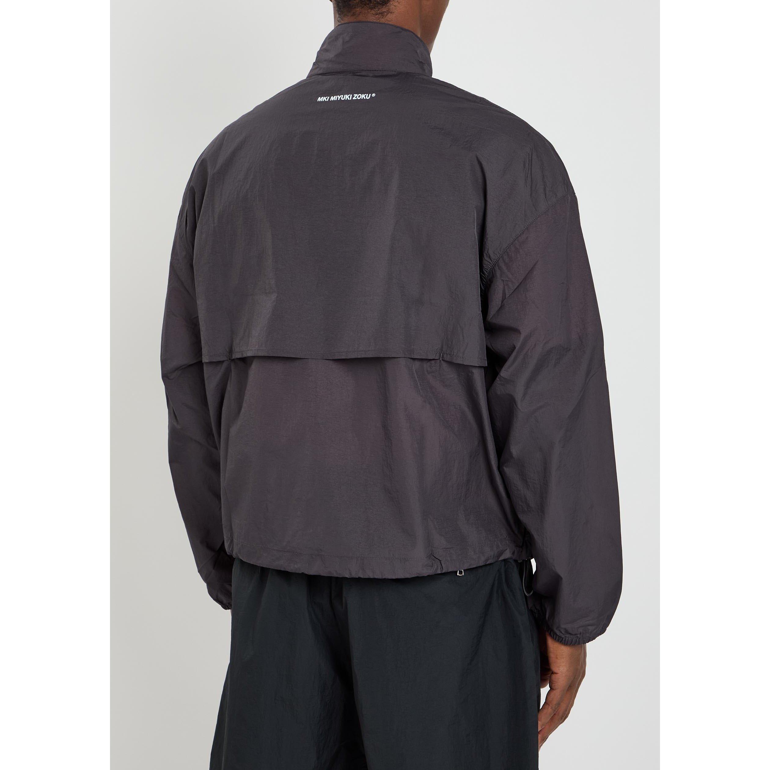 RAISIN - MKI MIYUKI ZOKU - Men's Hyperlight Quarter-Zip Relaxed-Fit Windbreaker - 3