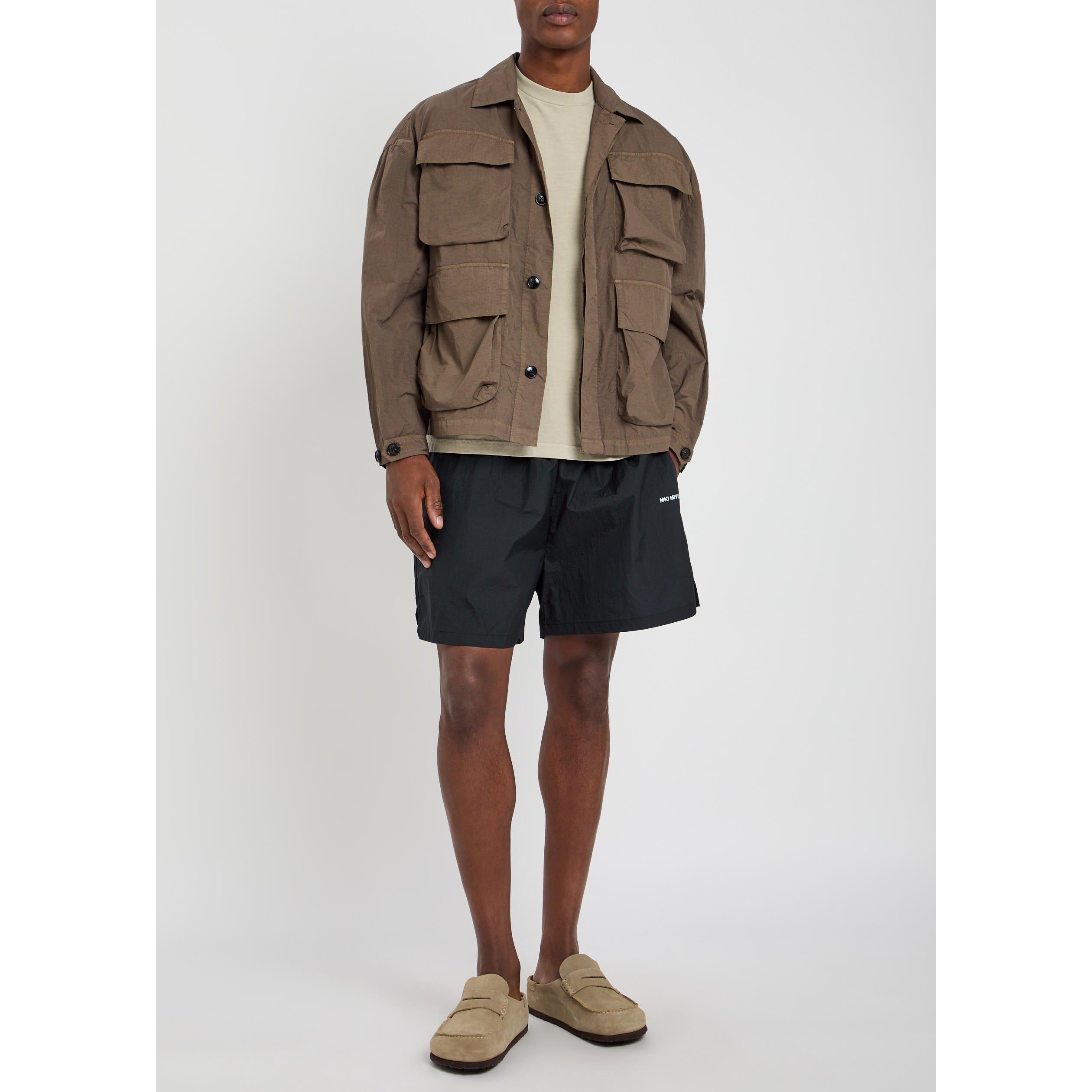 KHAKI - MKI MIYUKI ZOKU - MKI GARMENT  DYE OVERSHIRT - 5