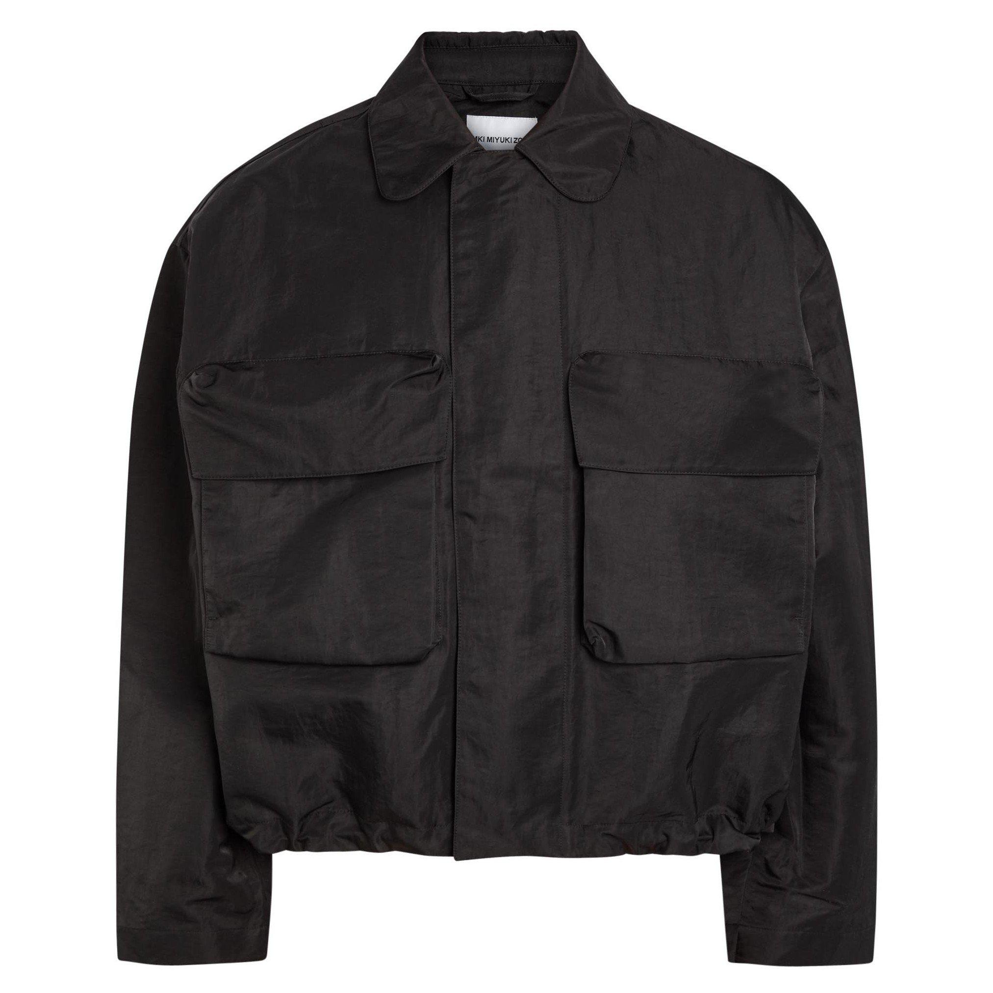 BLACK - MKI MIYUKI ZOKU - MKI SILK NYLON PILOT JACKET