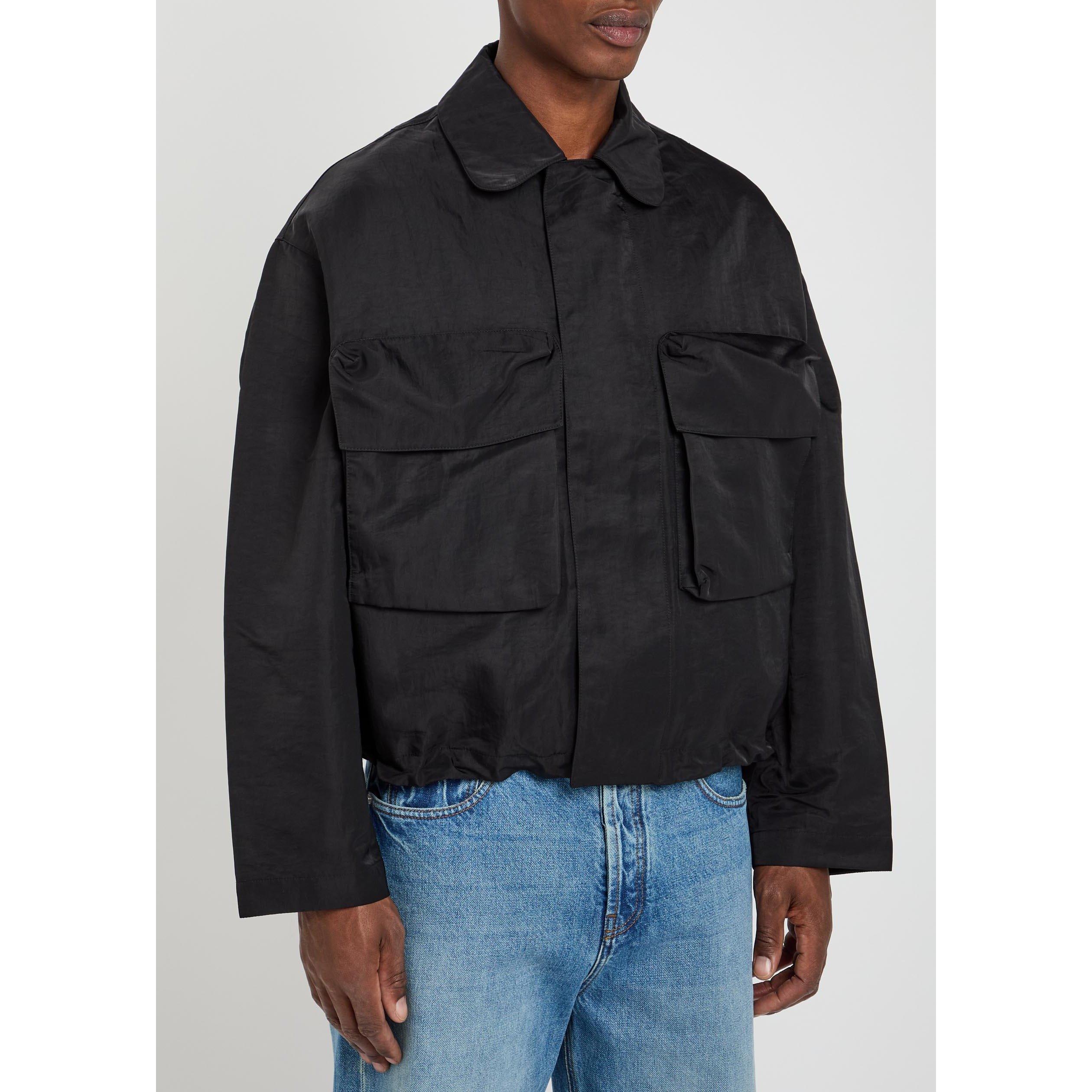 BLACK - MKI MIYUKI ZOKU - MKI SILK NYLON PILOT JACKET - 2