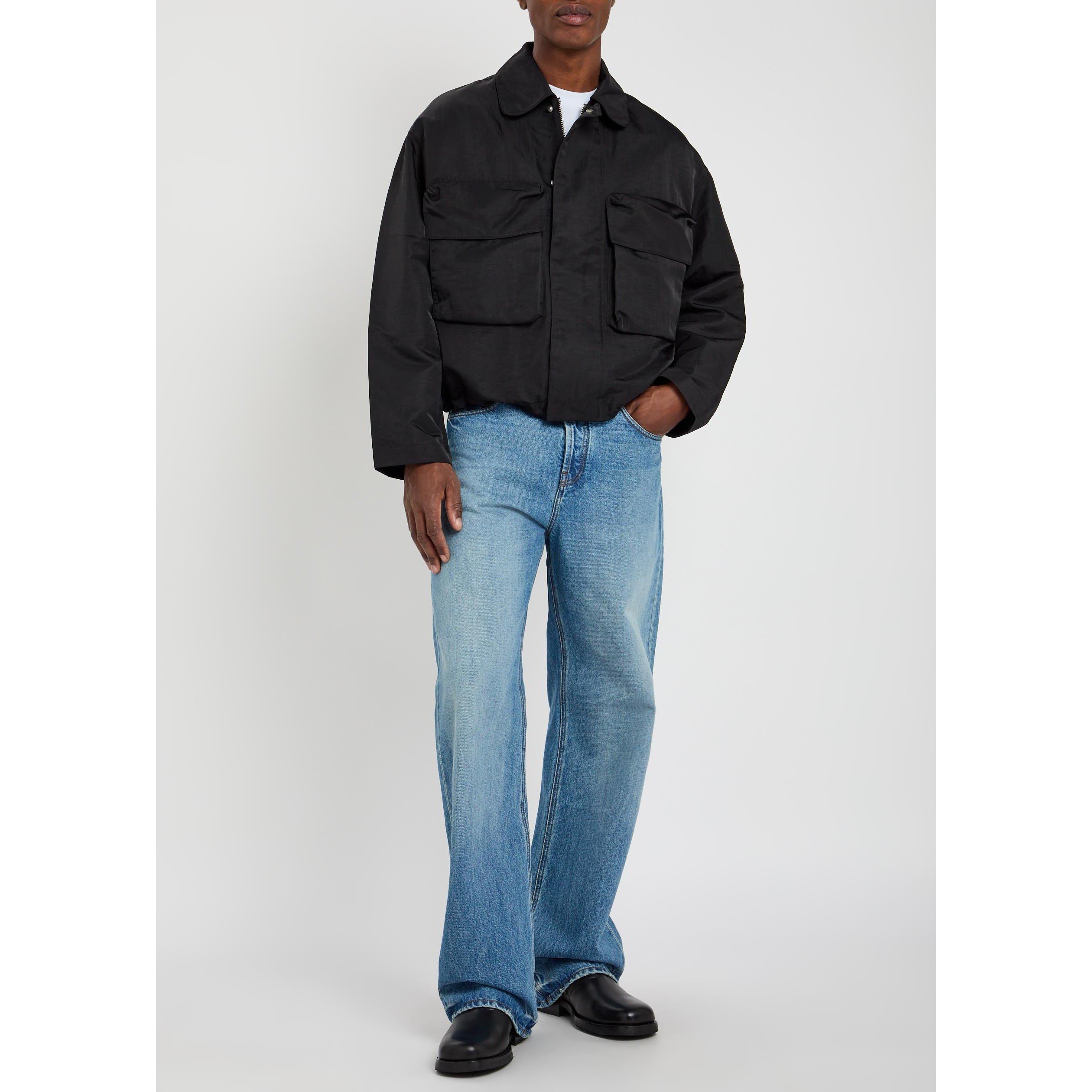 BLACK - MKI MIYUKI ZOKU - MKI SILK NYLON PILOT JACKET - 5