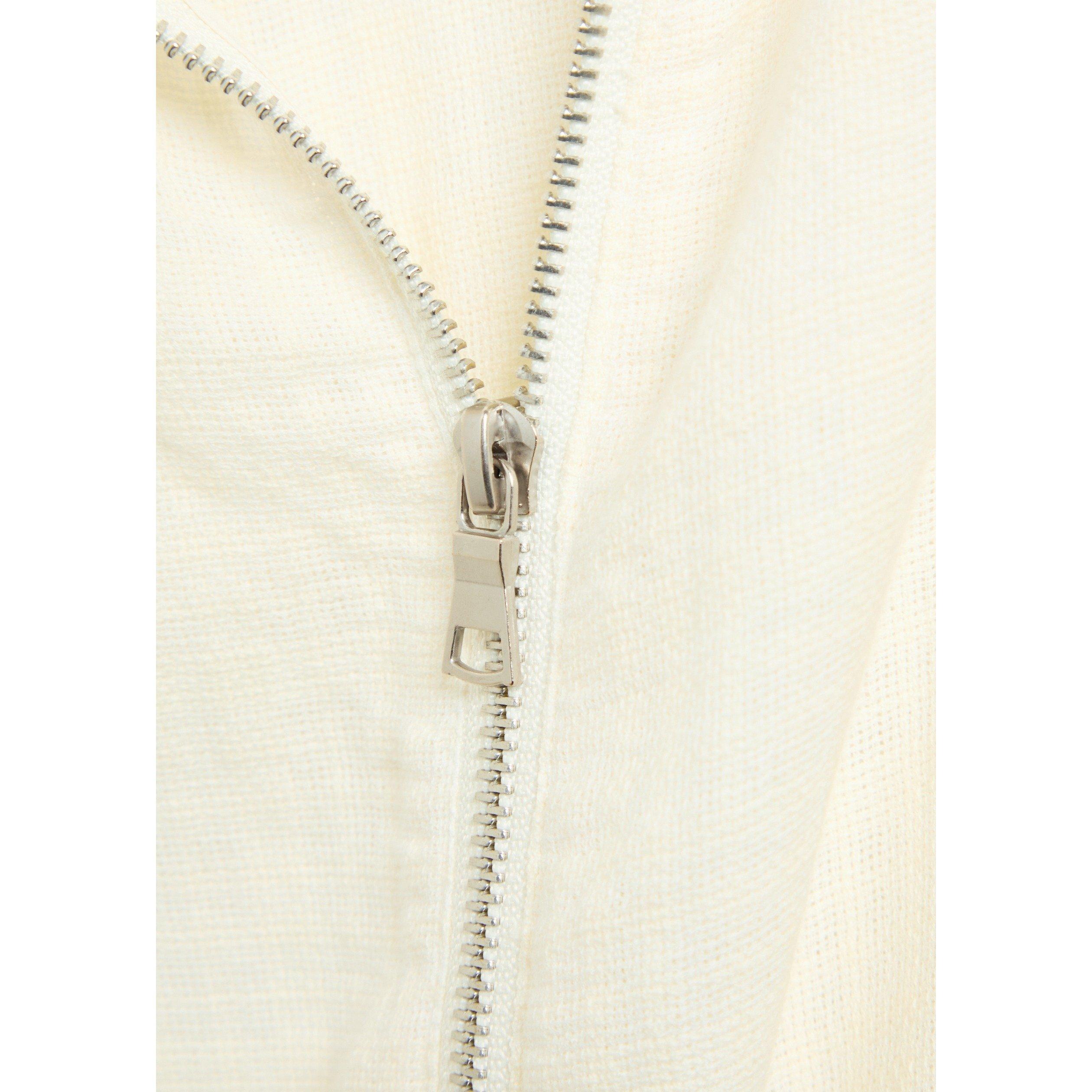 WHITE    SHADE  - MKI MIYUKI ZOKU - Men's Loose Weave Rider Cotton Oversized-Fit Overshirt - 4