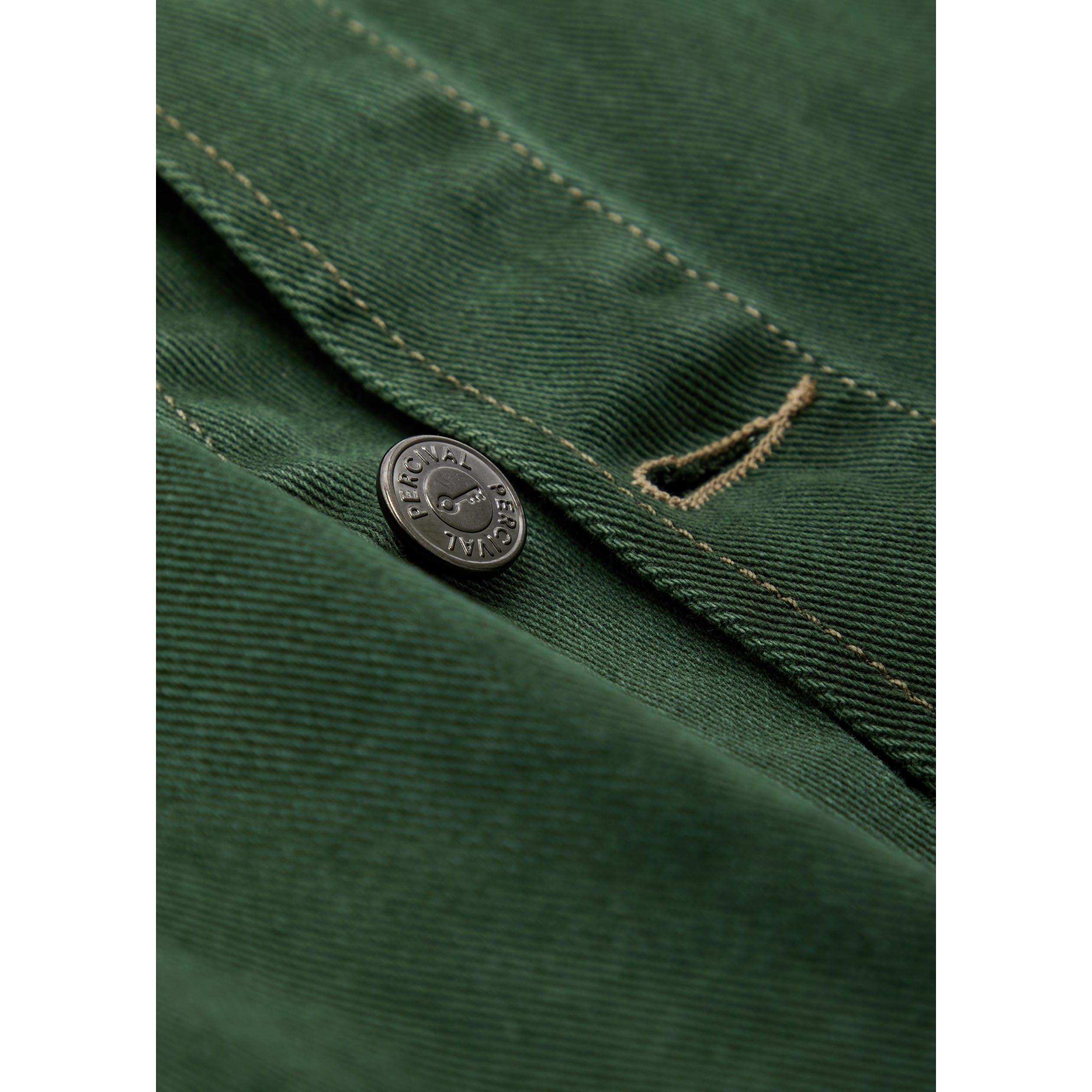 GREEN - Percival - Men's Chore Denim Jacket - 4