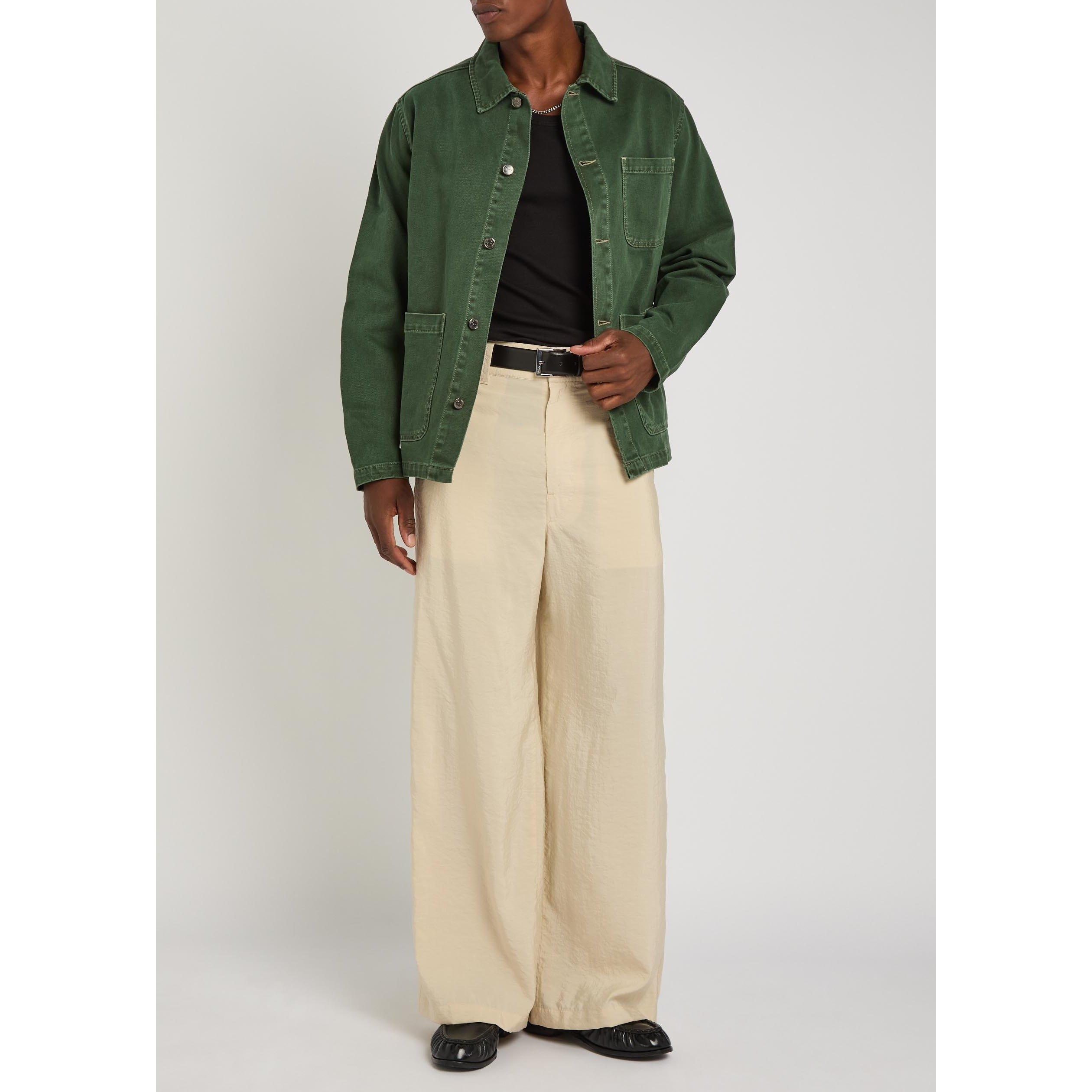 GREEN - Percival - Men's Chore Denim Jacket - 5