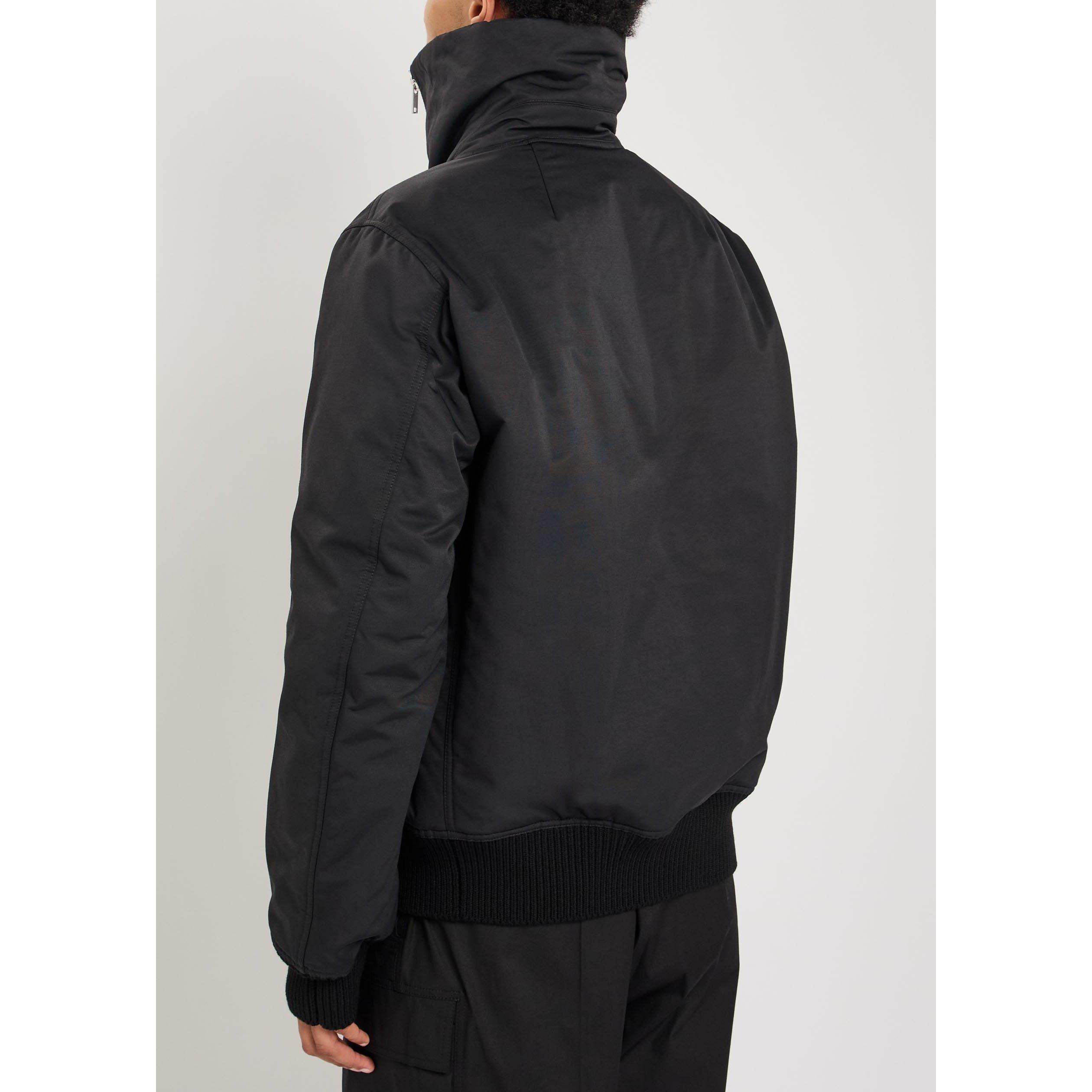 BLACK - Rick Owens - Men's Dracuflight Oversized-Fit Bomber Jacket - 3