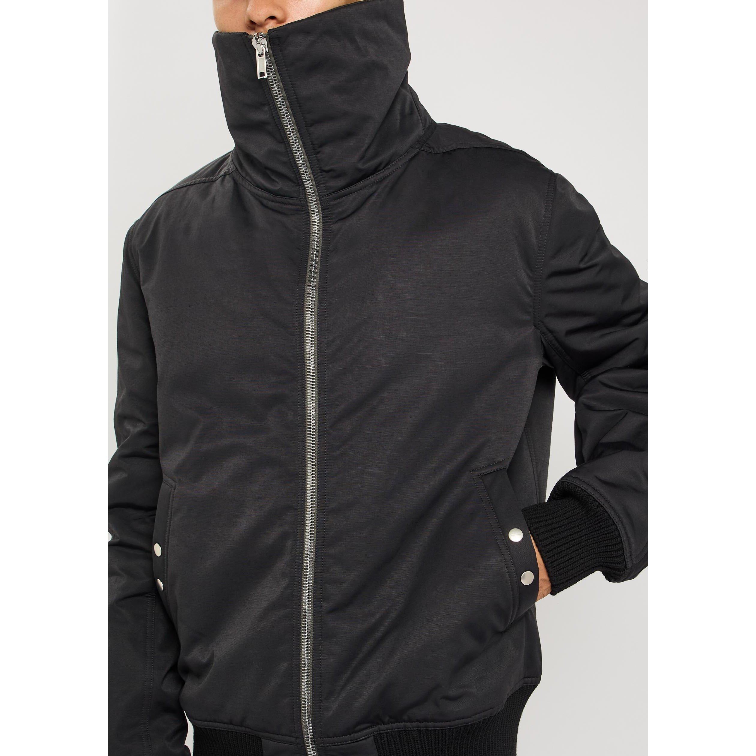BLACK - Rick Owens - Men's Dracuflight Oversized-Fit Bomber Jacket - 4