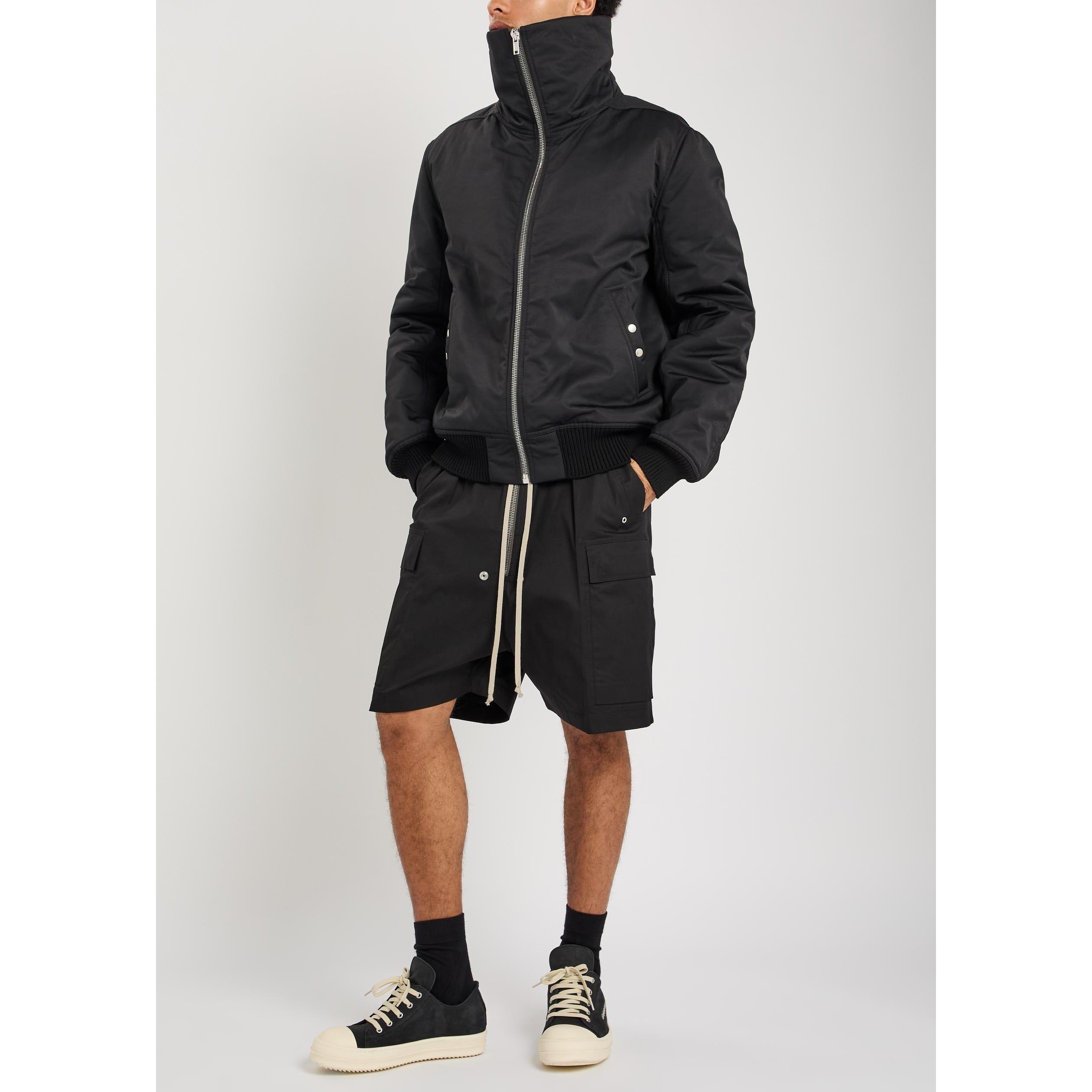 BLACK - Rick Owens - Men's Dracuflight Oversized-Fit Bomber Jacket - 5