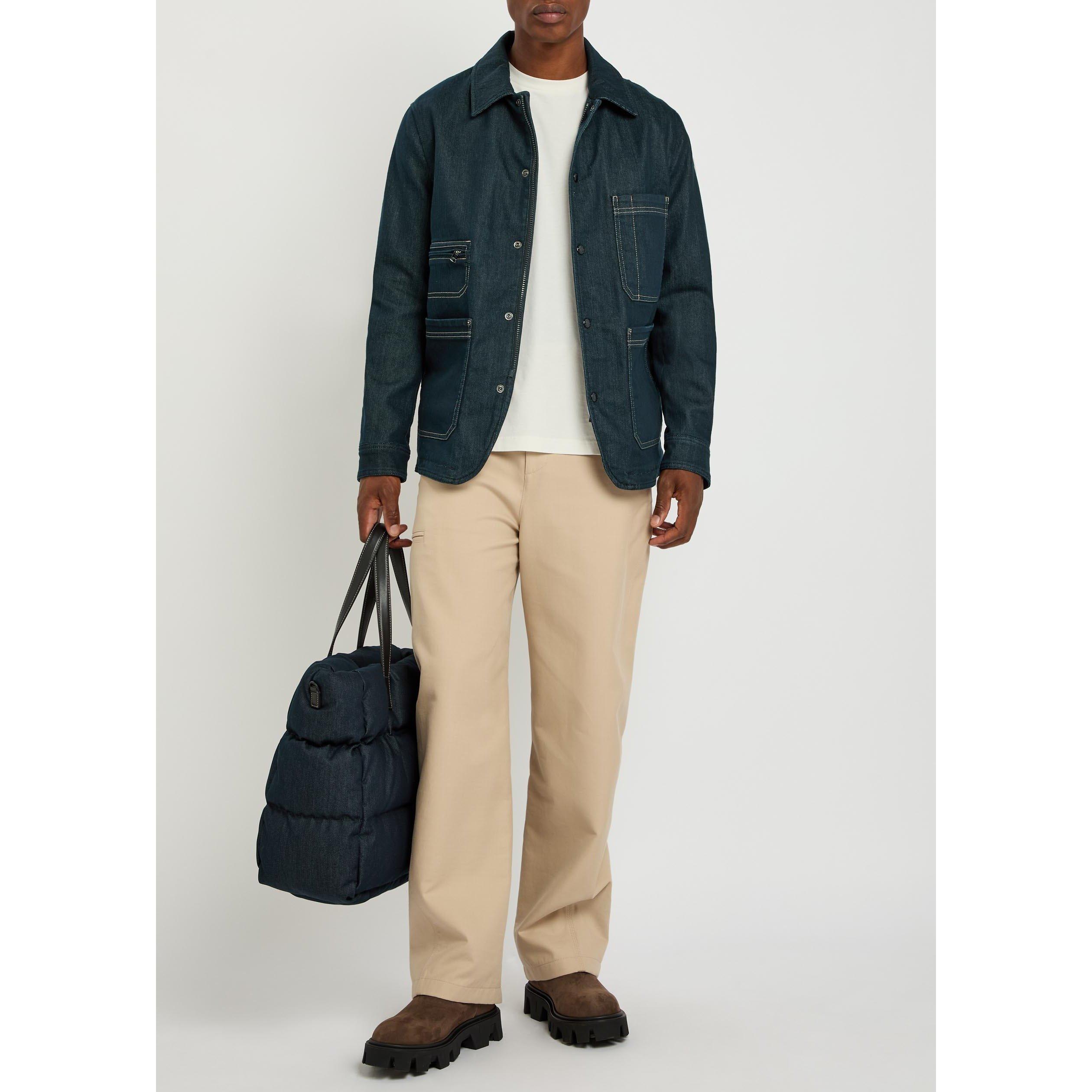 DARK BLUE - Moncler - Men's Haderu Denim Overshirt - 5