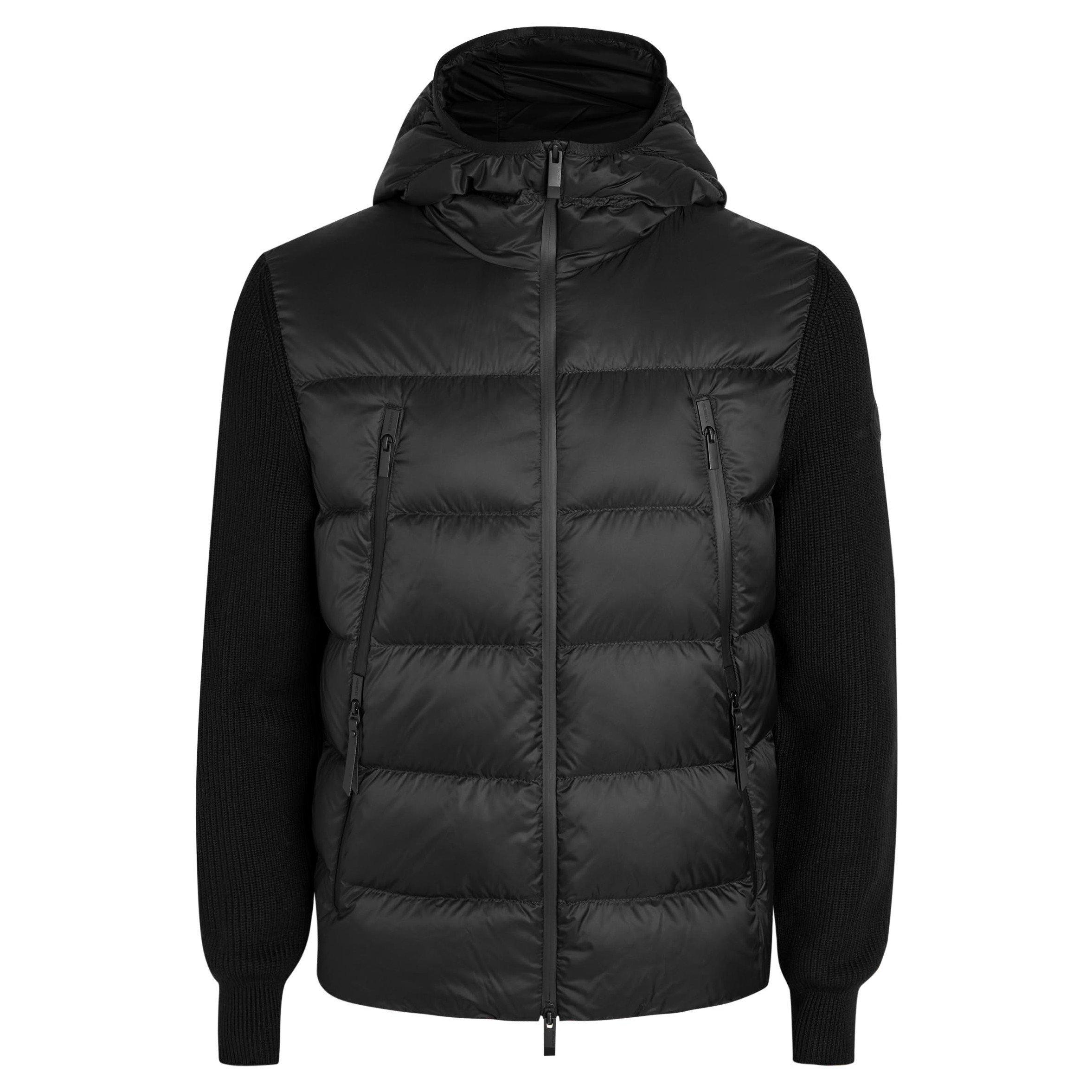 BLACK - Moncler - Men's Wool Puffer Jacket - 1