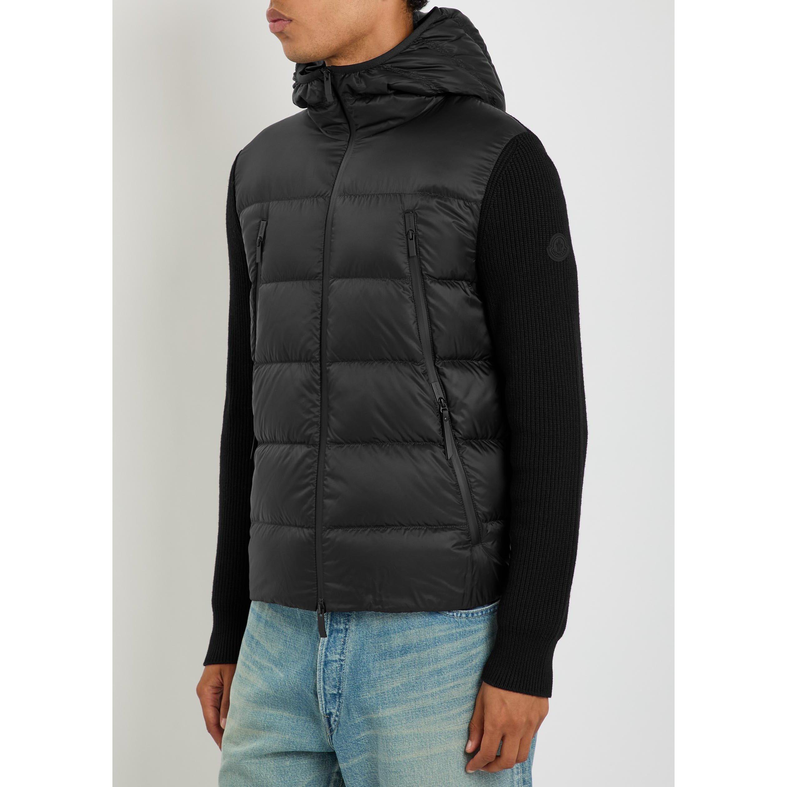 BLACK - Moncler - Men's Wool Puffer Jacket - 2