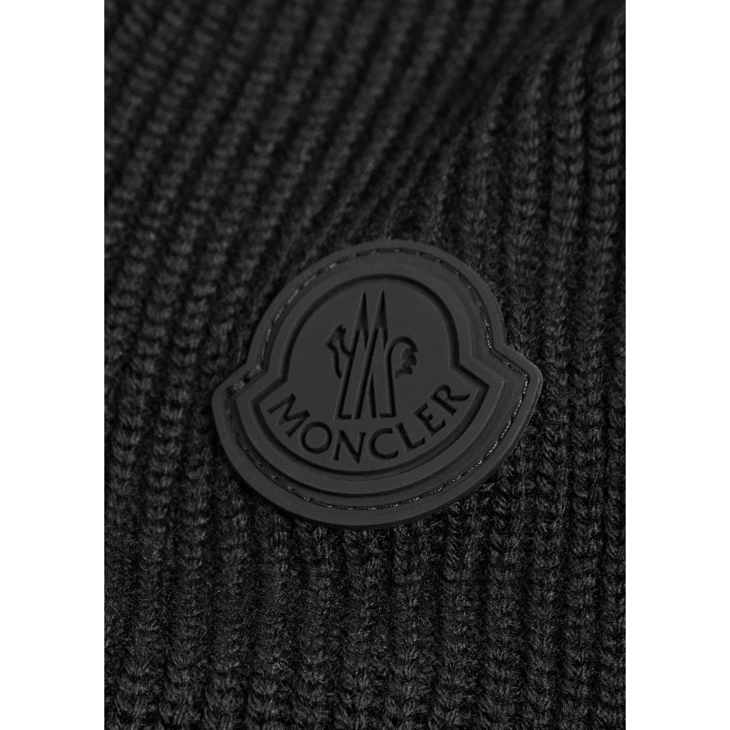 BLACK - Moncler - Men's Wool Puffer Jacket - 4
