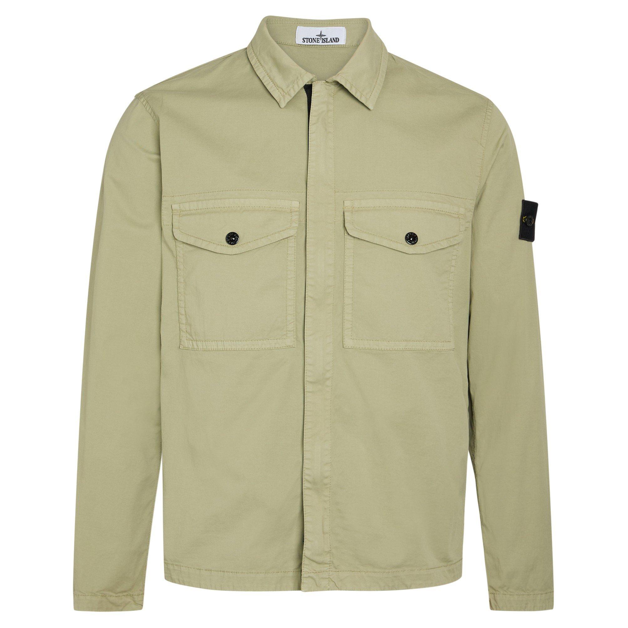 Men's SI Badge Cotton Overshirt