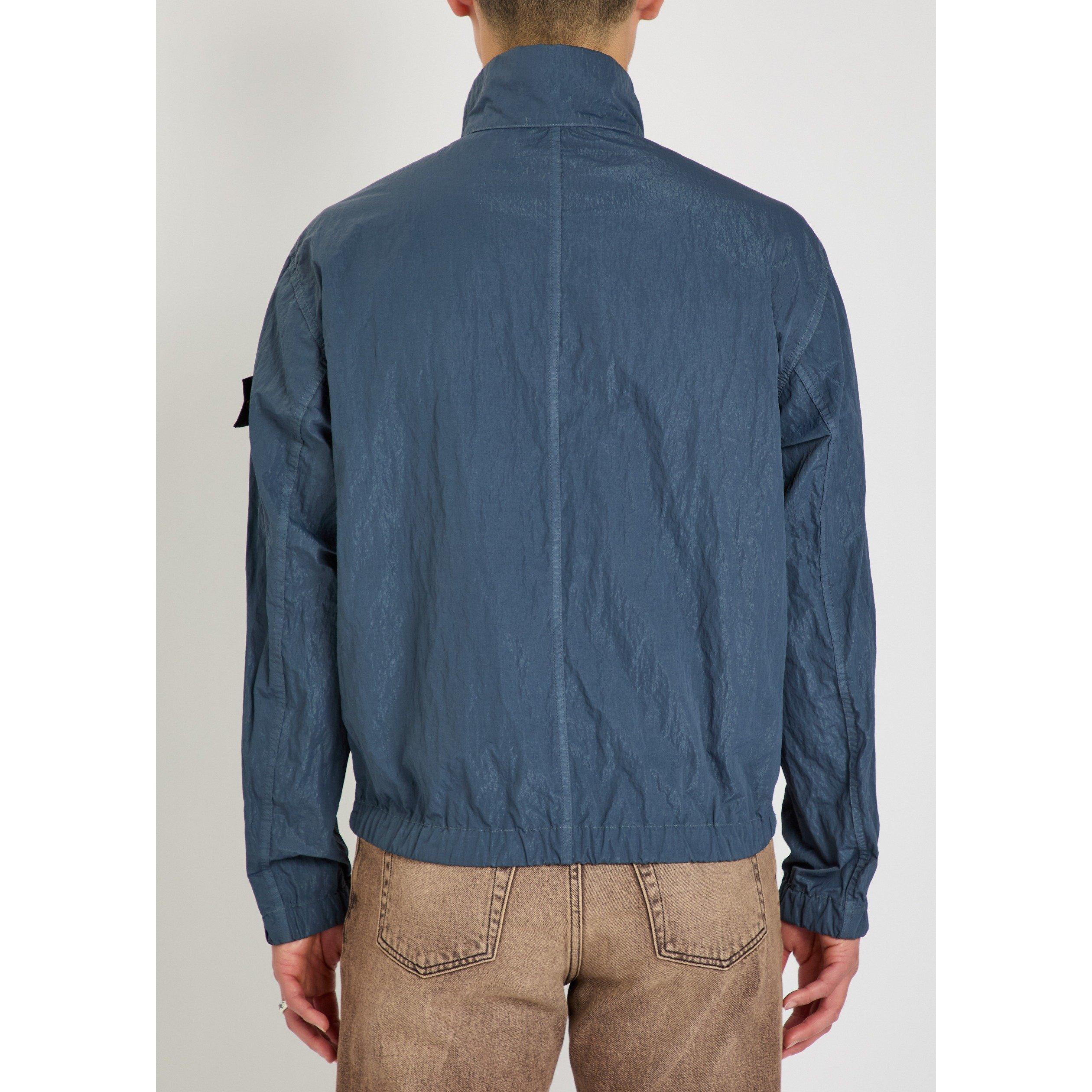 BLUE DARK - Stone Island - SI NYLON TC JACKET - 3