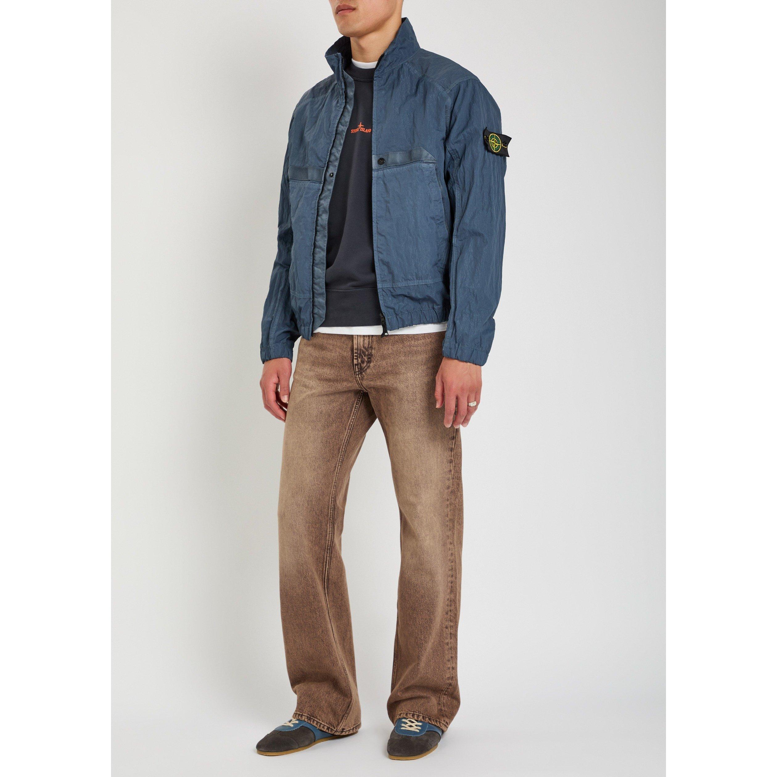 BLUE DARK - Stone Island - SI NYLON TC JACKET - 5