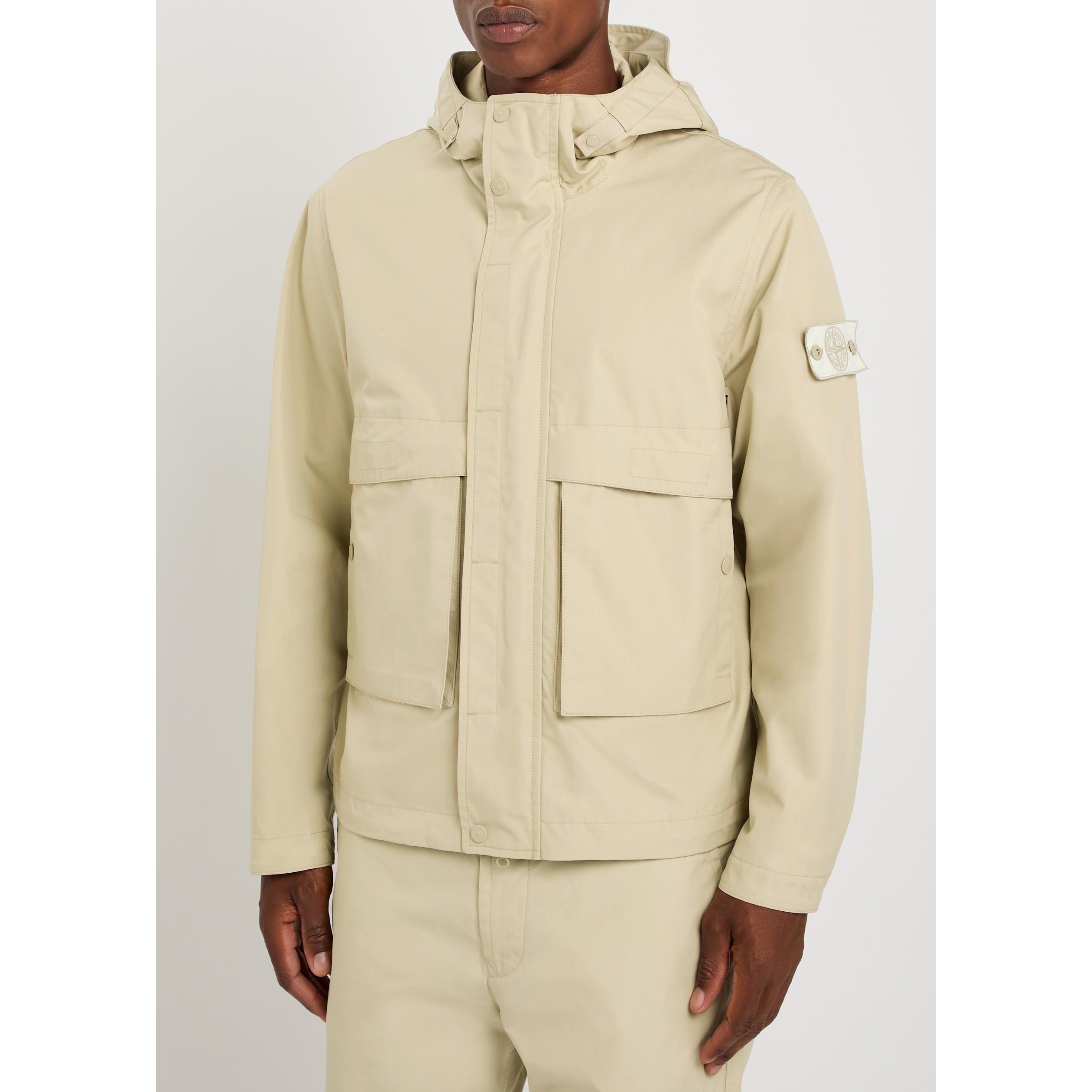 BEIGE - Stone Island - SI GHOST HOODED SHORT PARKA - 2