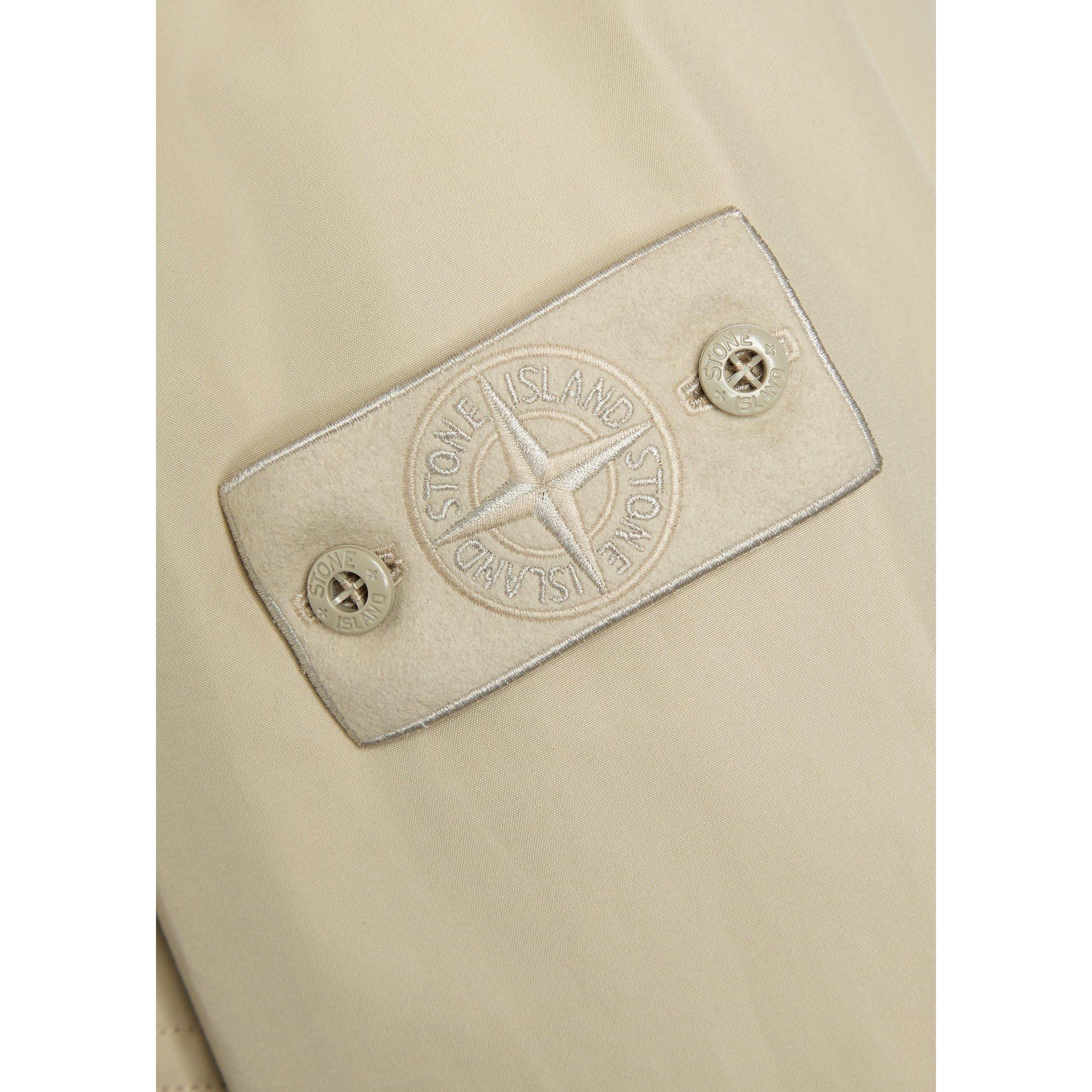 BEIGE - Stone Island - SI GHOST HOODED SHORT PARKA - 4
