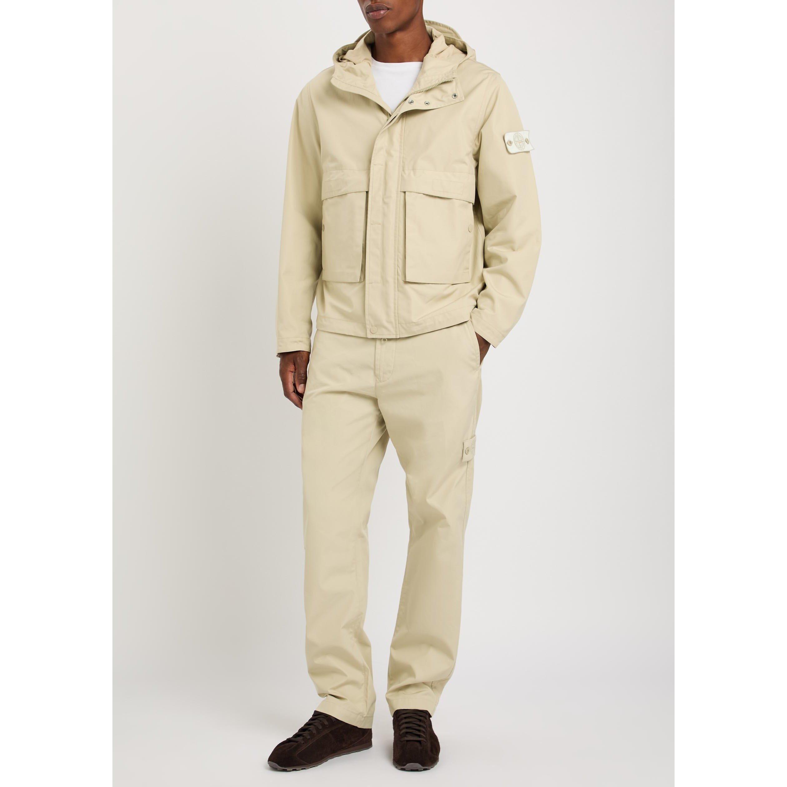 BEIGE - Stone Island - SI GHOST HOODED SHORT PARKA - 5