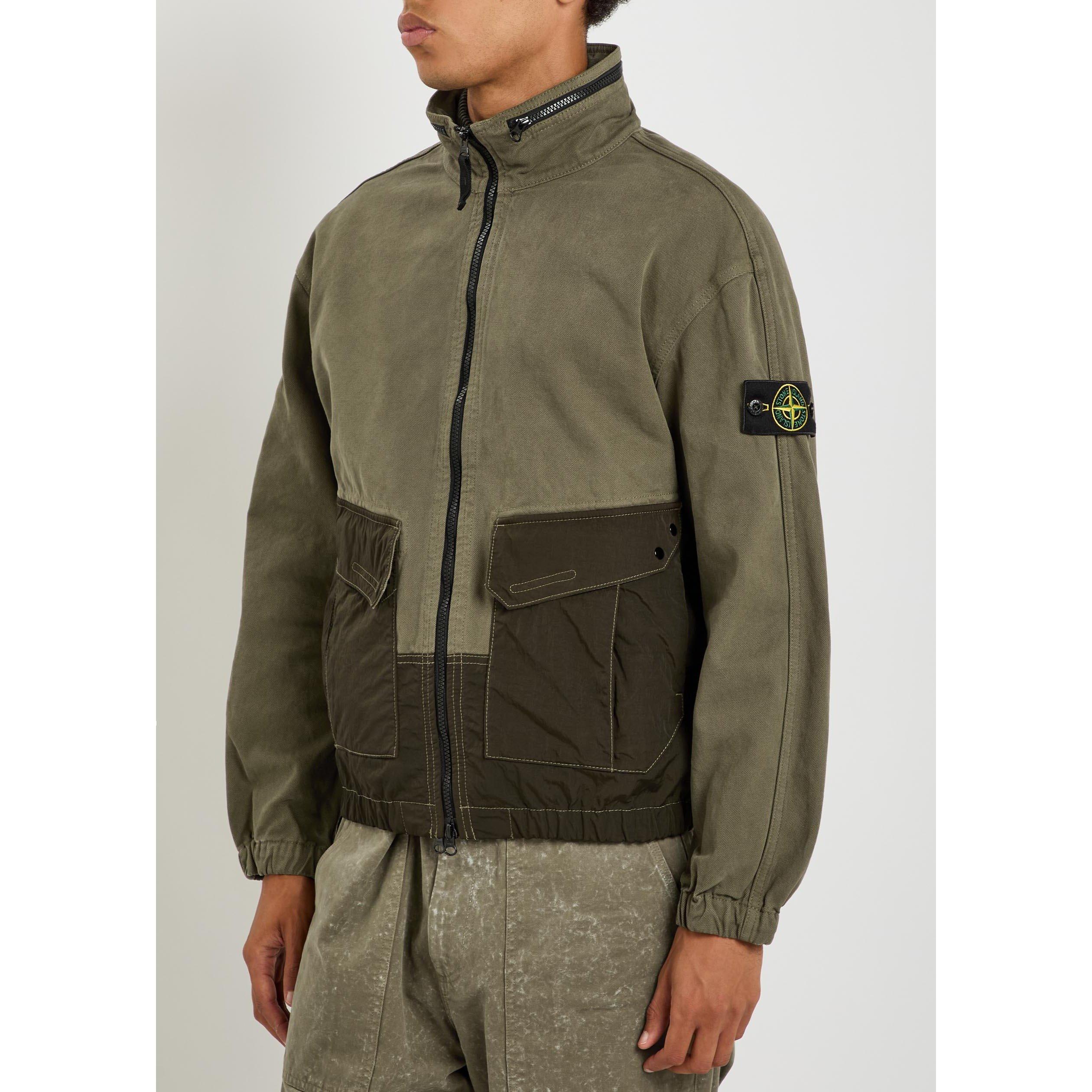 GREEN DARK - Stone Island - SI PANAMA ZIP UP - 2