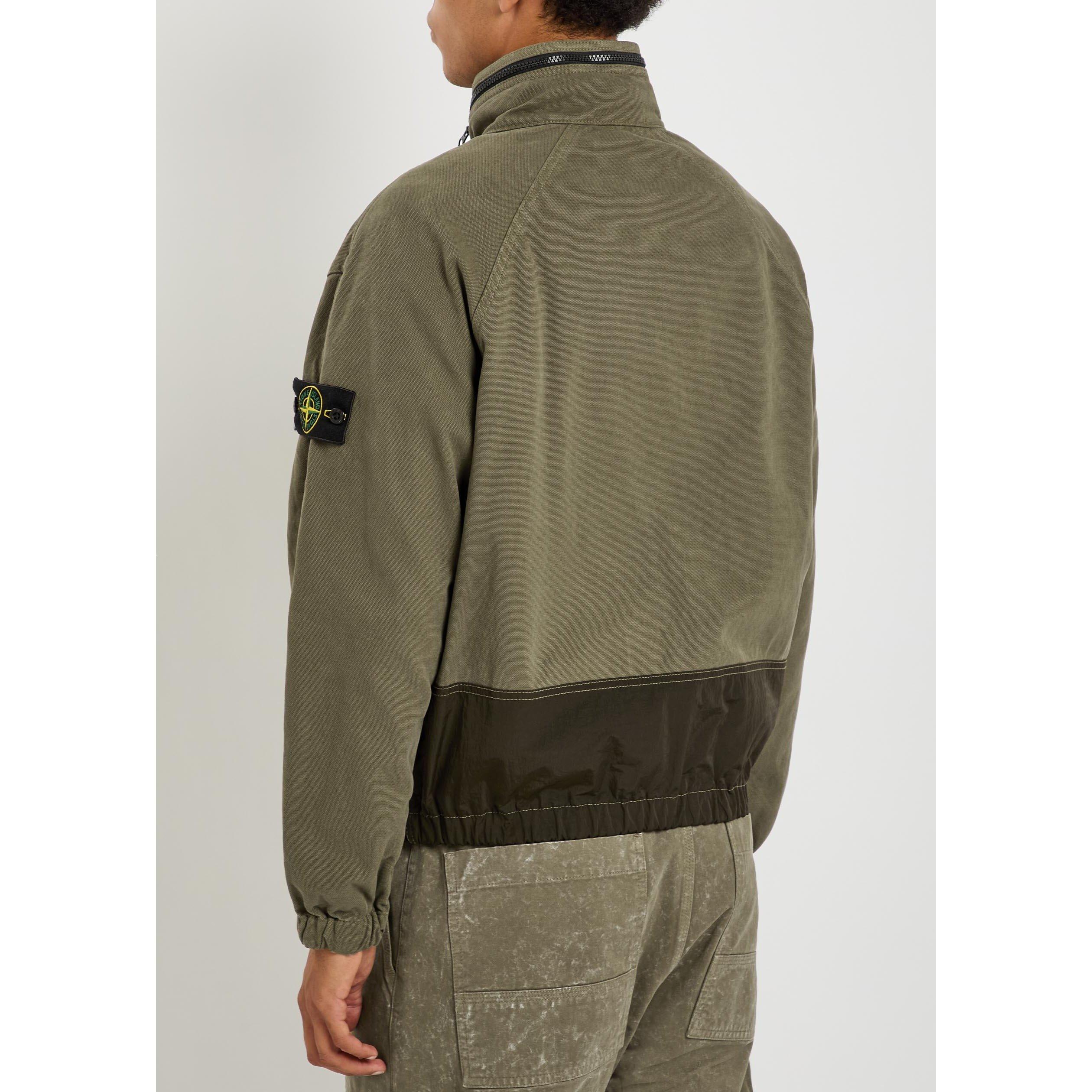 GREEN DARK - Stone Island - SI PANAMA ZIP UP - 3