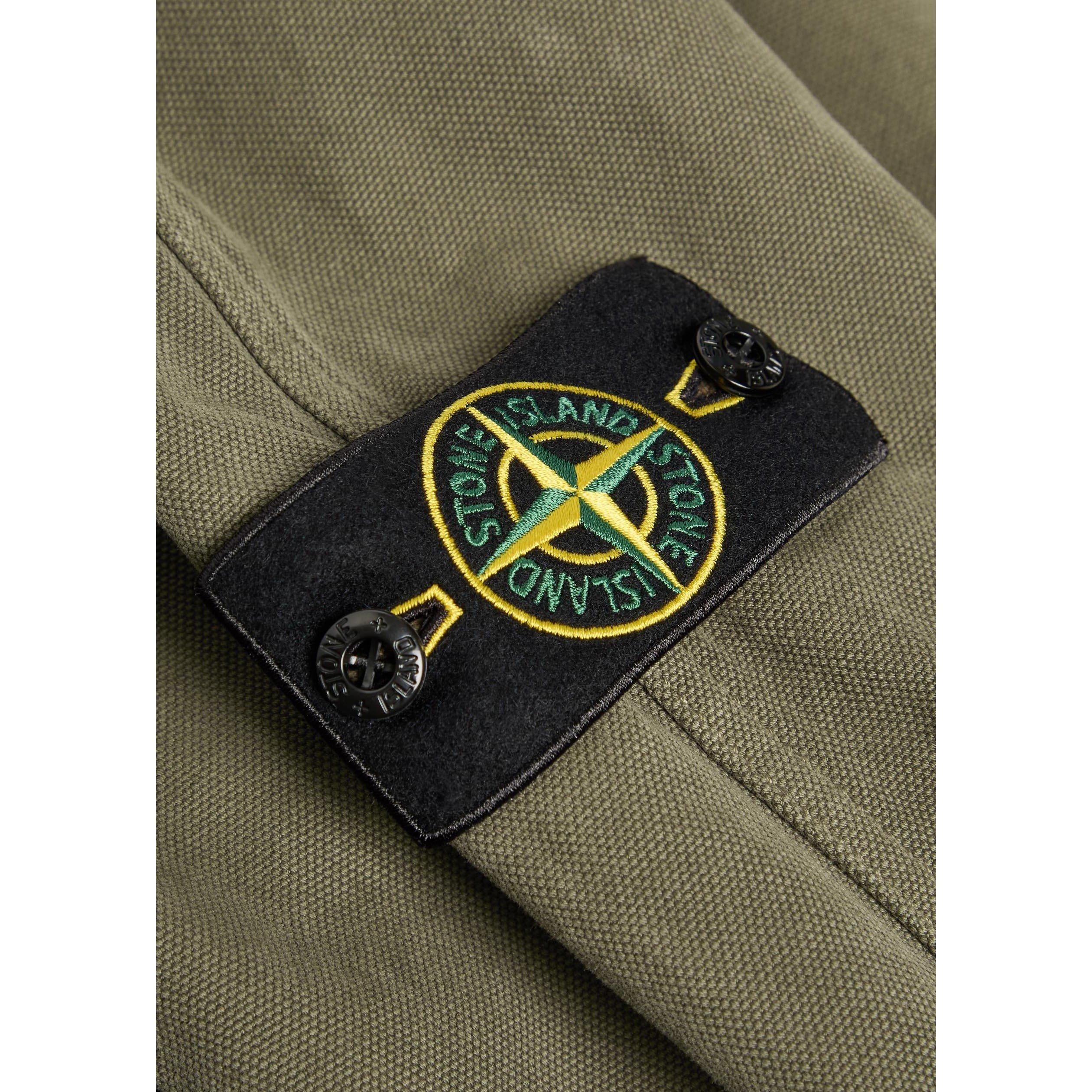 GREEN DARK - Stone Island - SI PANAMA ZIP UP - 4