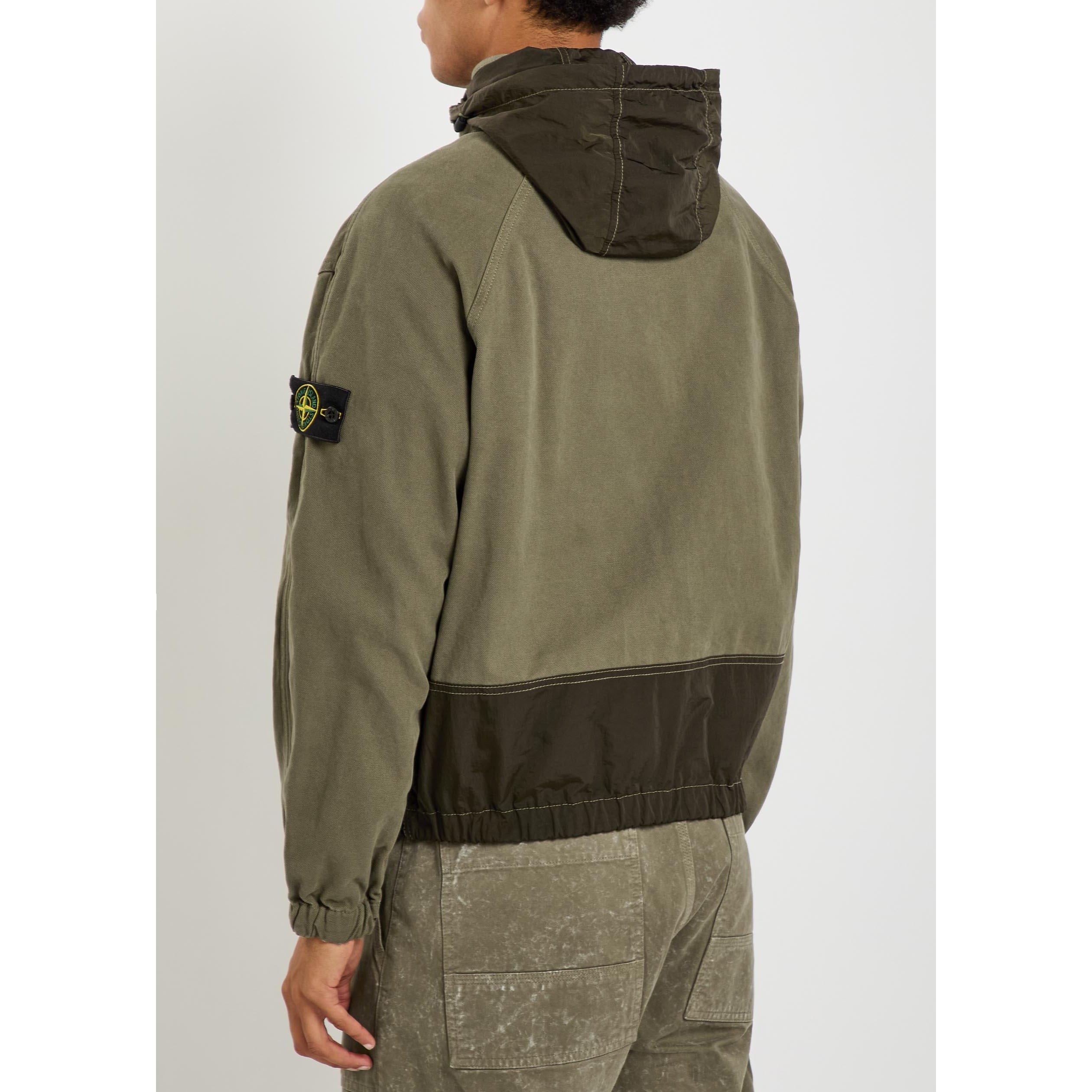 GREEN DARK - Stone Island - SI PANAMA ZIP UP - 5
