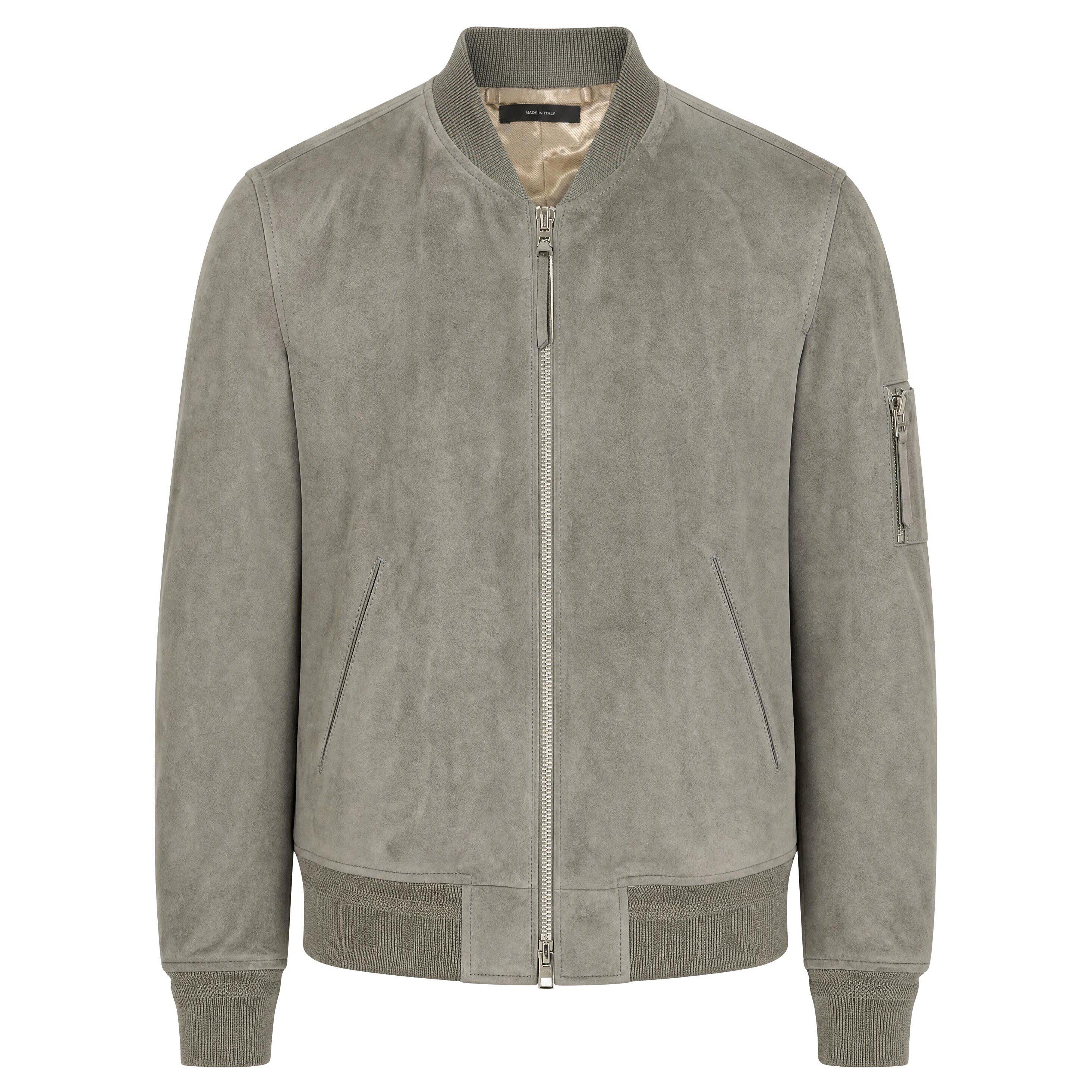 GREY AND OTHER - Tom Ford - TF soft suede bomber - 1
