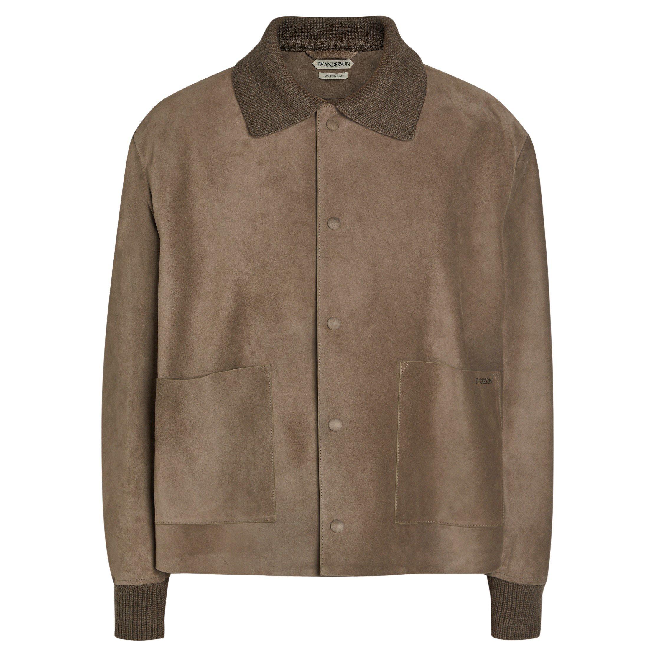 BROWN LIGHT - JW Anderson - Men's Leather Jacket - 1